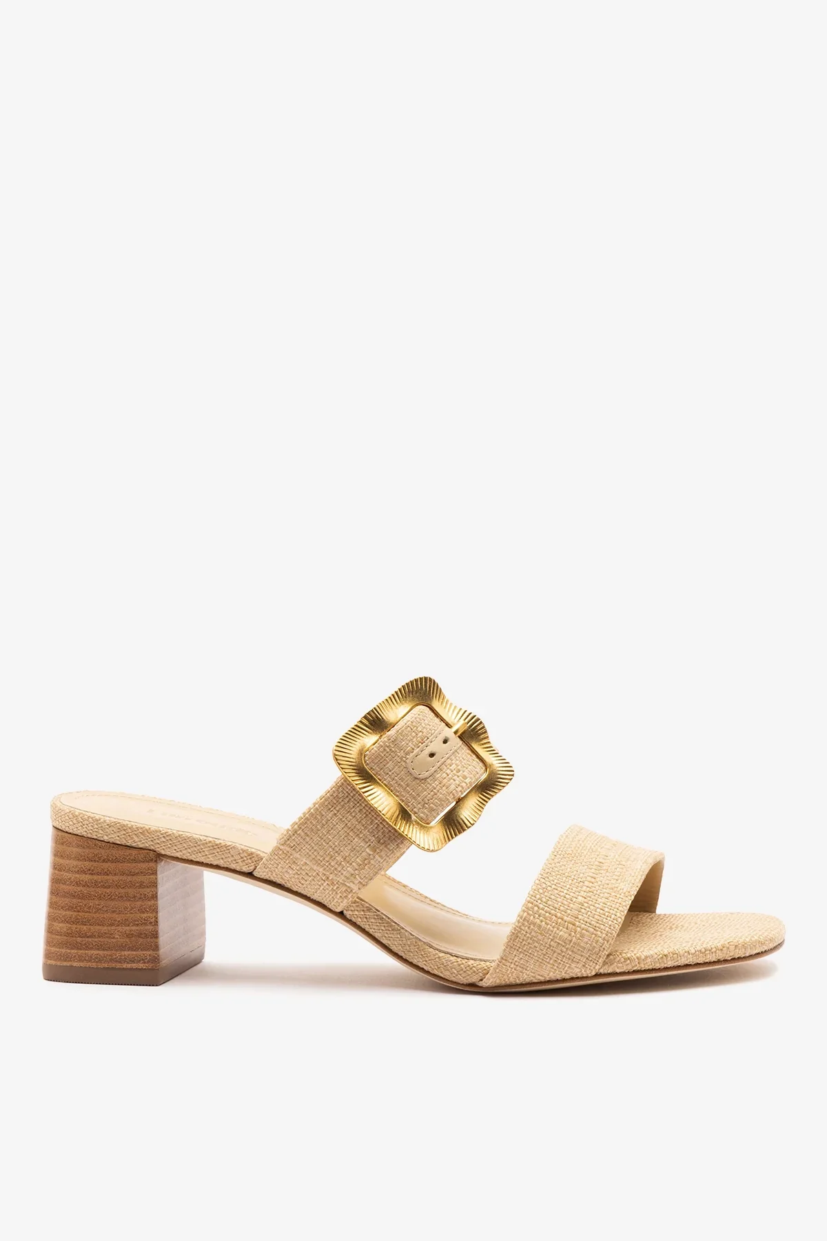Mule Maria Ráfia Bege