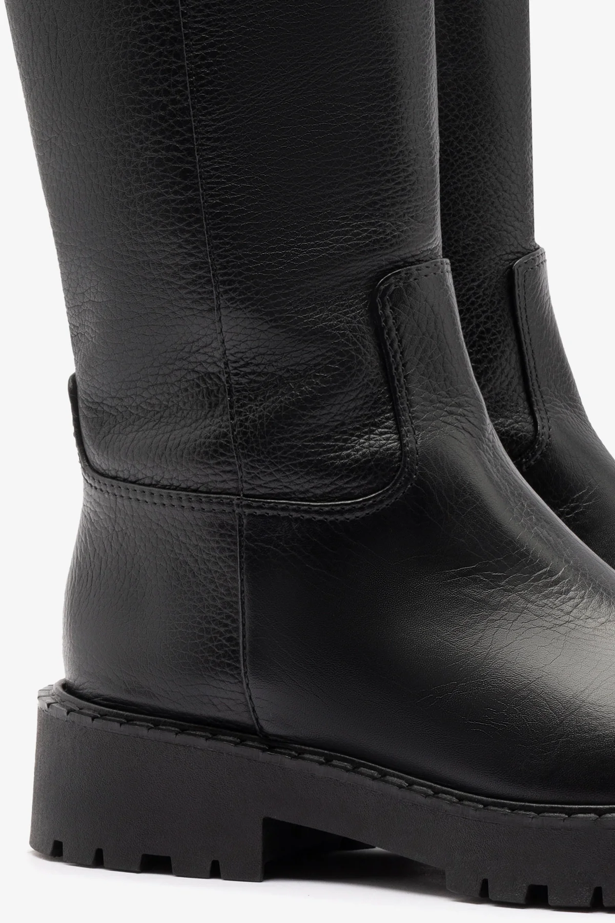 Bota Tratorada Anne Couro Preto - Image 3