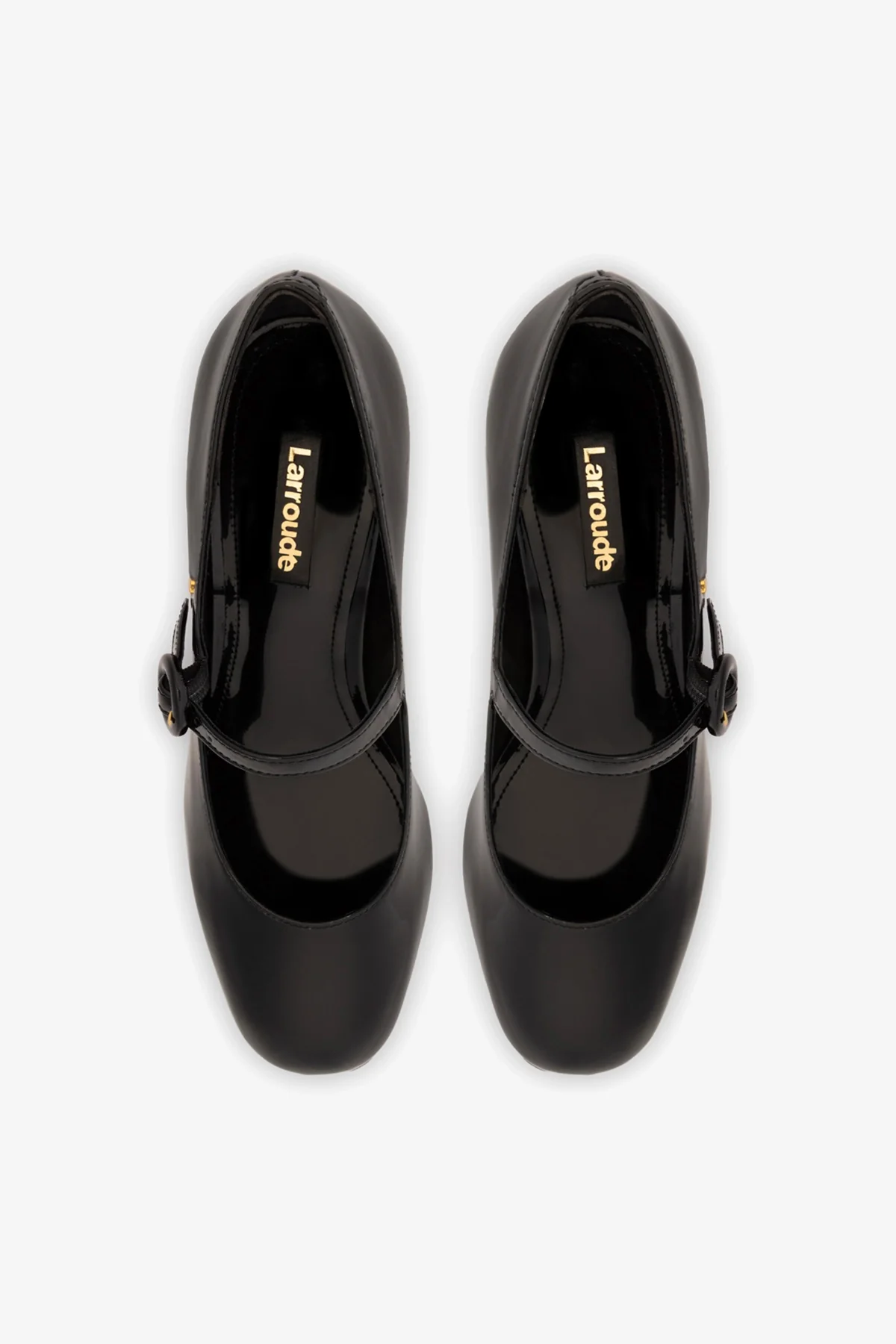Scarpin Plataforma Blair Couro Verniz Preto - Image 7