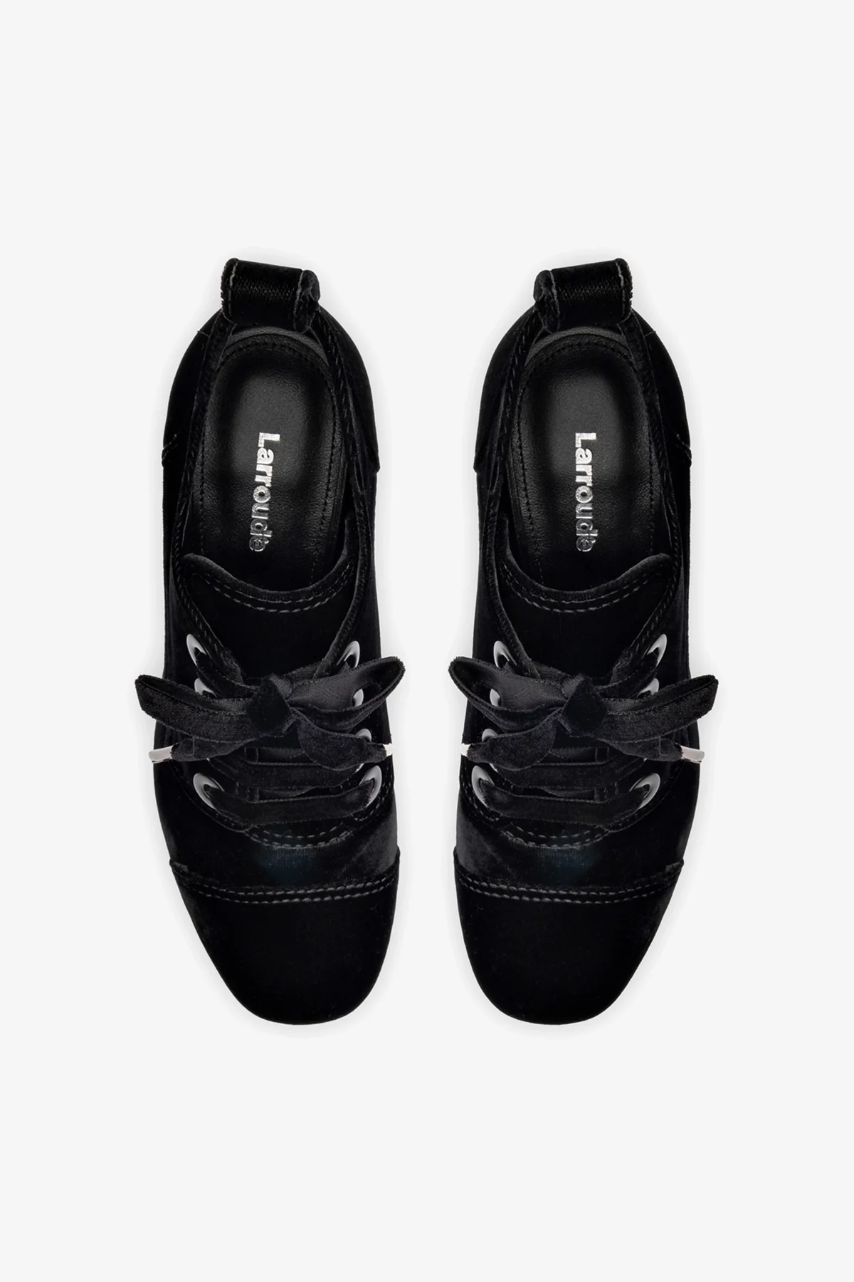 Bota Plataforma Eleonor Veludo Preto - Image 6