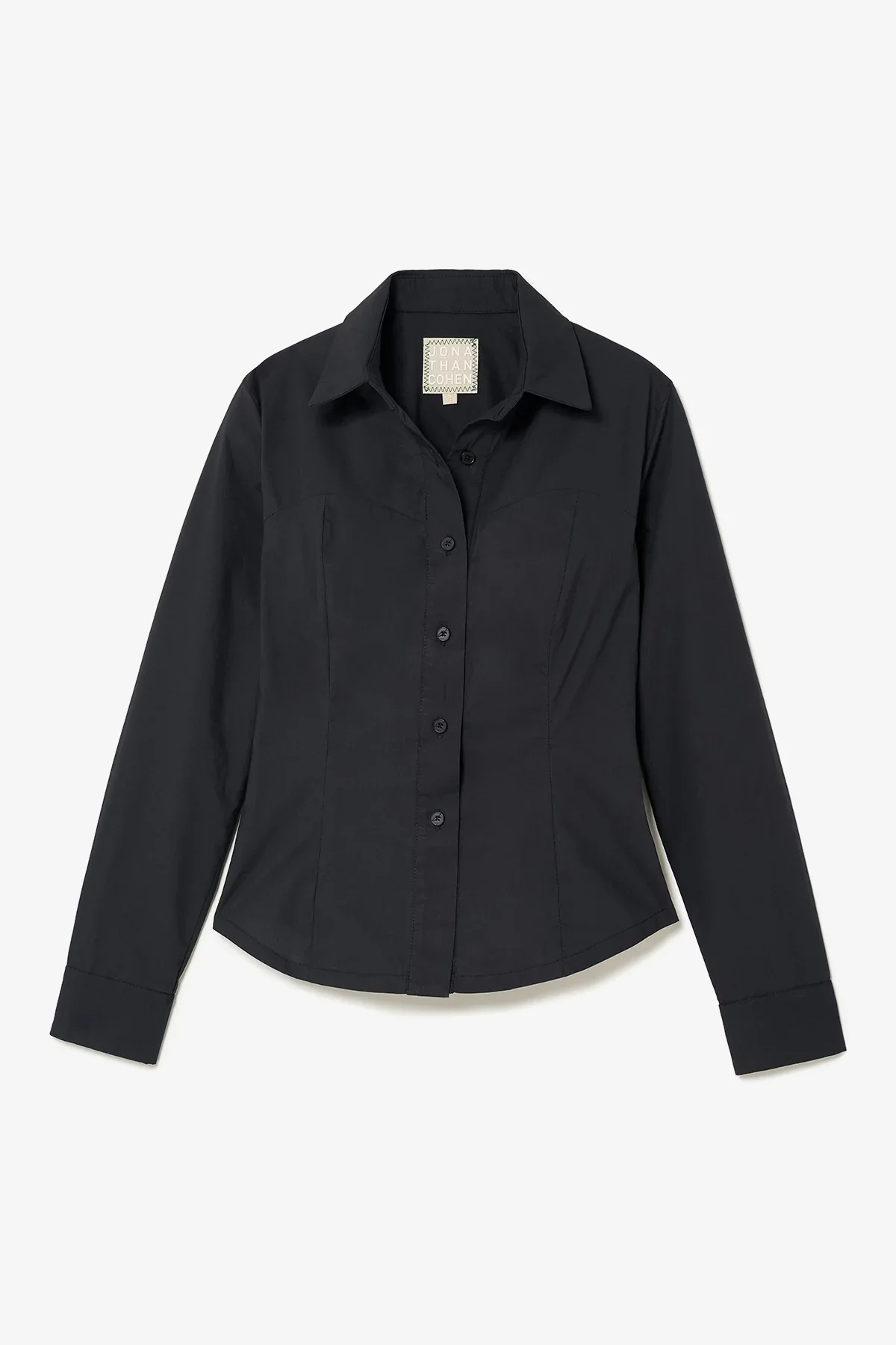 Camisa Bustiê Eva Algodão Preto