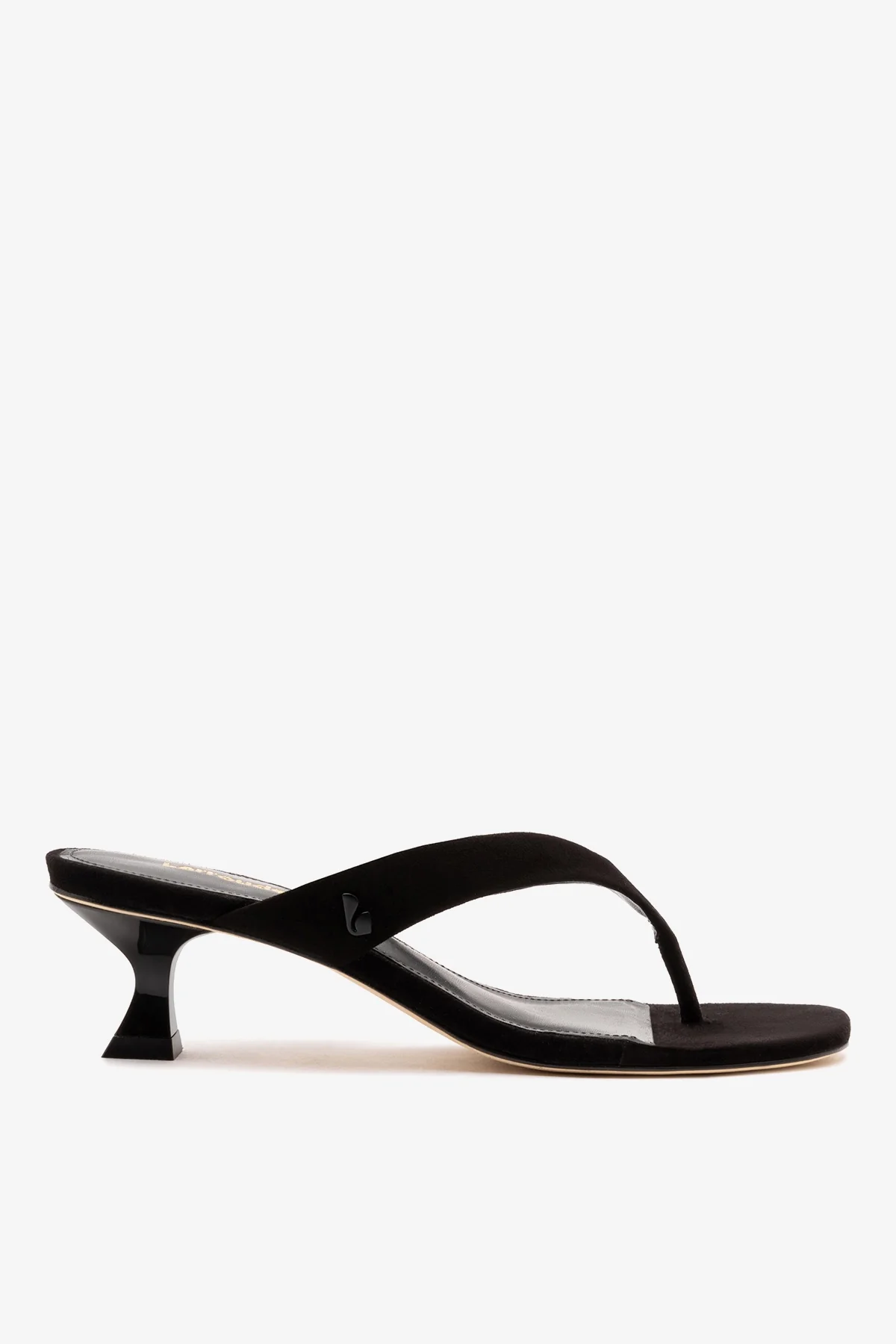 Sandália Gaia Low Camurça Preto