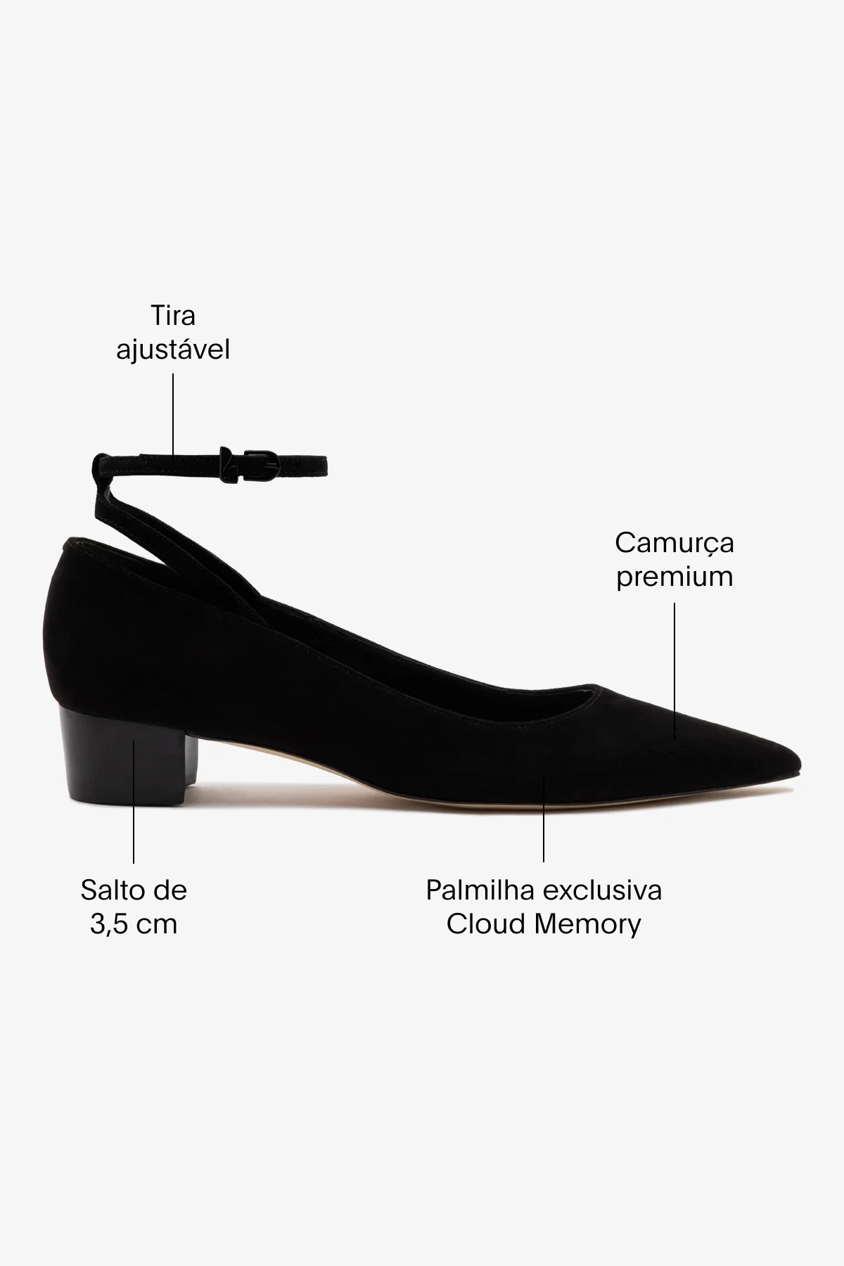 Larroudé x CPPXO: Scarpin Camurça Preto - Image 4