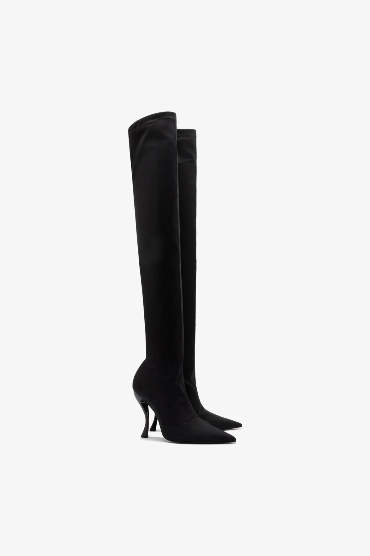 Larroudé By Nicolò B.: Bota Anastasia Lycra Preto - Image 3