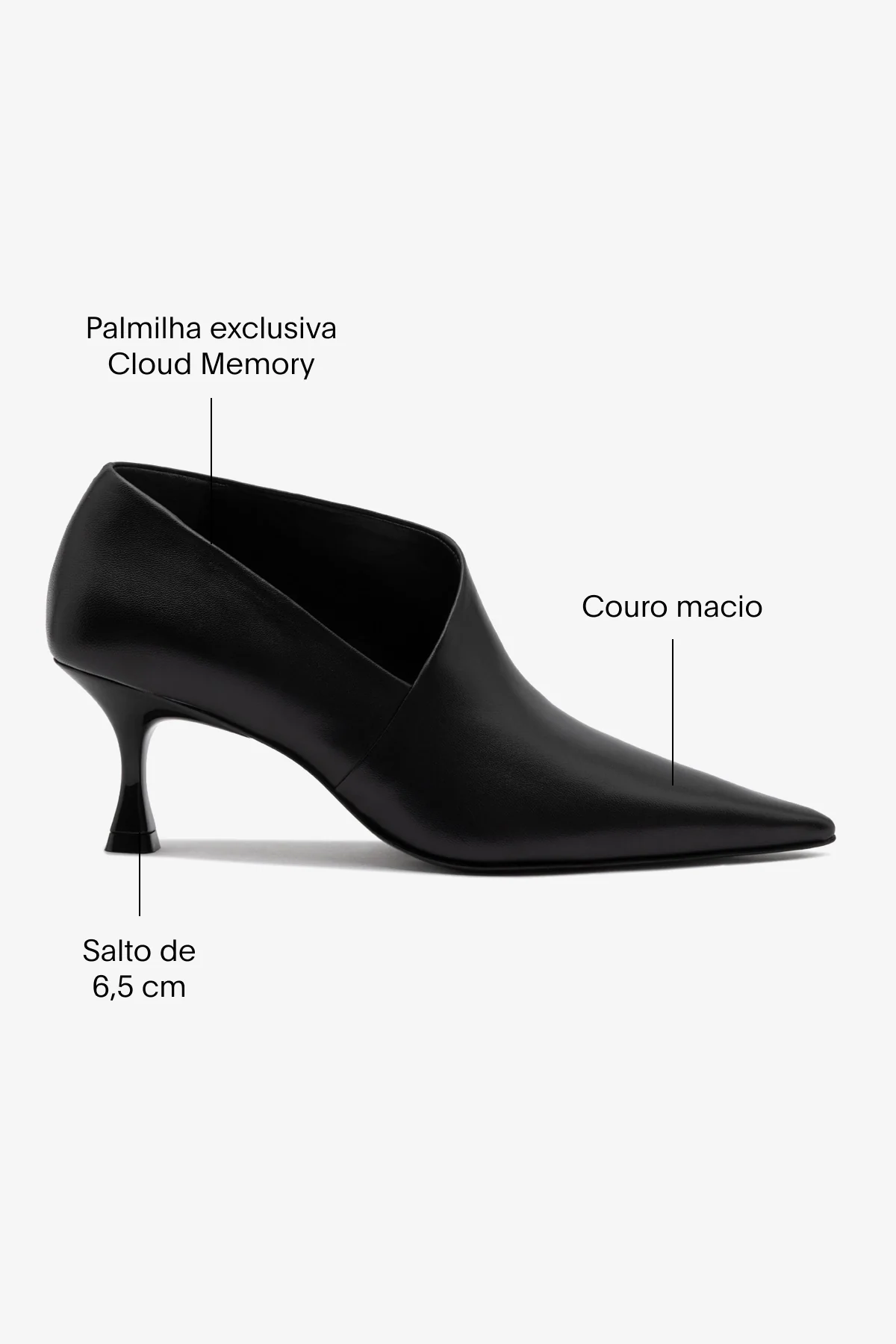 Larroudé By Nicolò B.: Scarpin Vittoria Couro Preto - Image 5