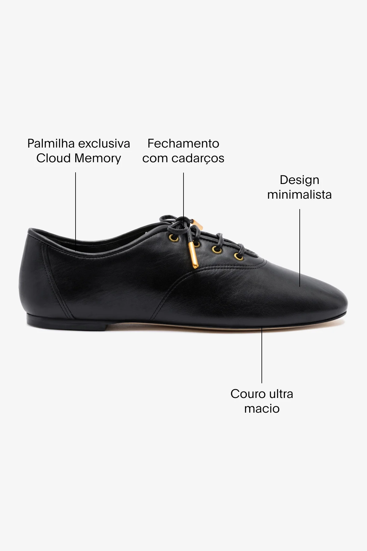 Tênis Liza Couro Preto - Image 5