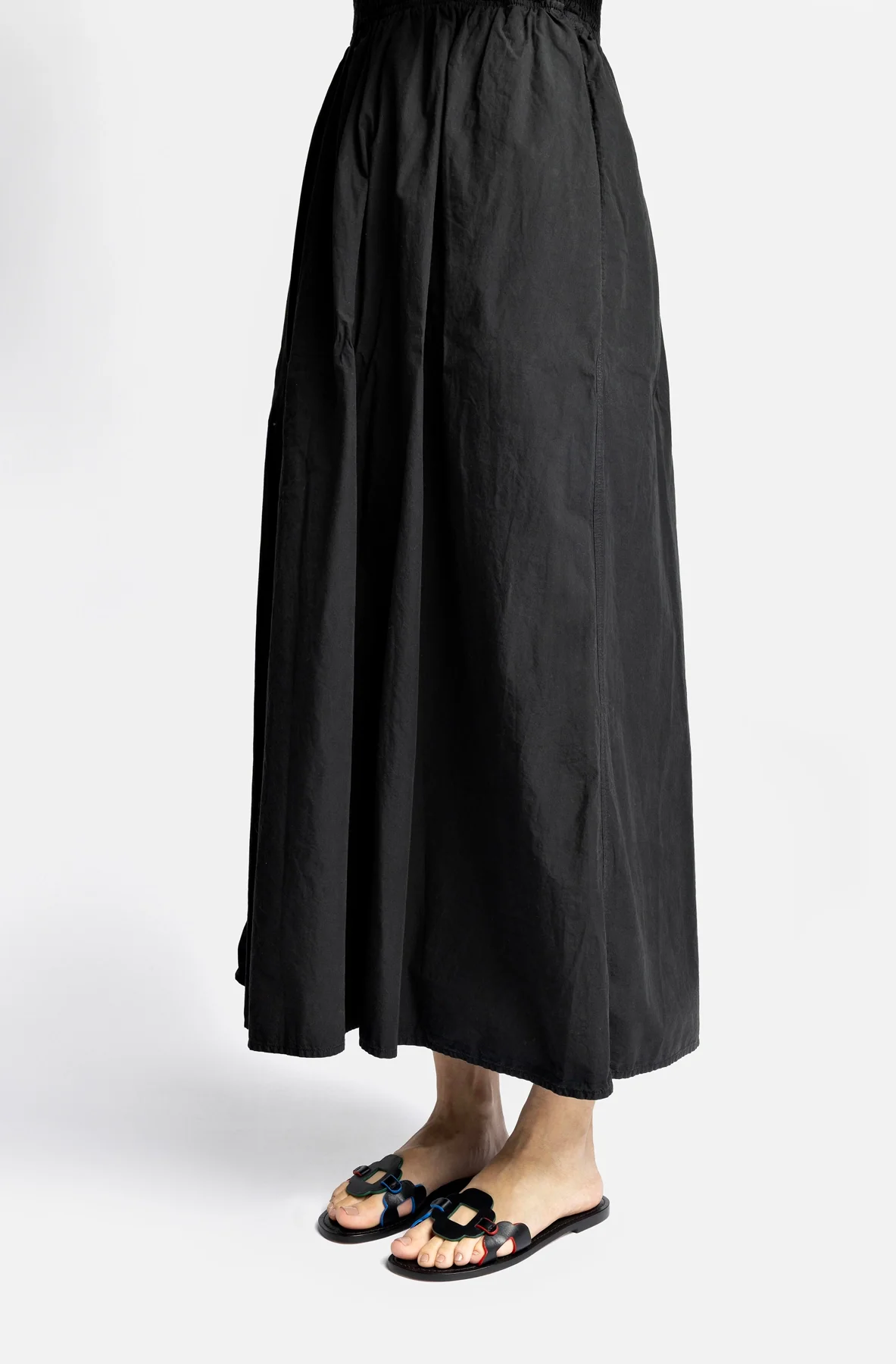 Flat Margherita Couro Preto - Image 2