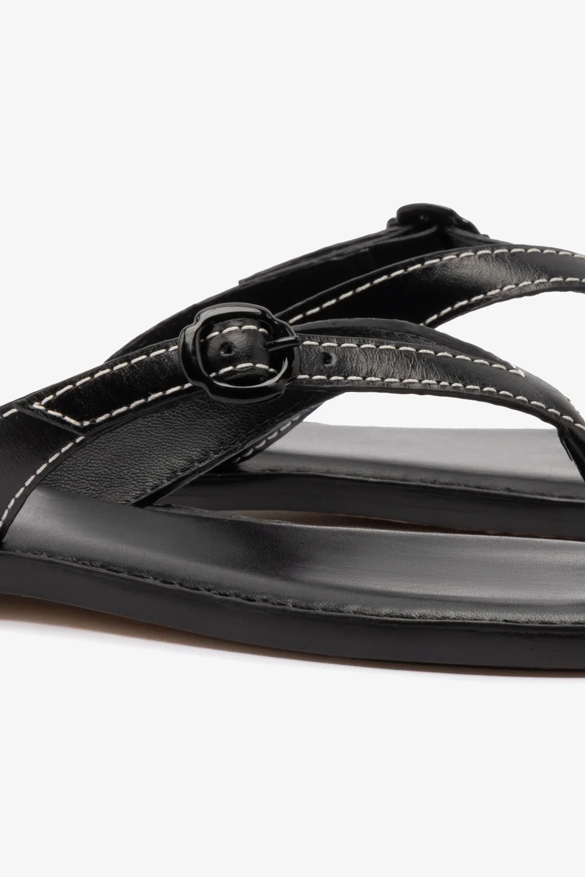 Flat Mary Kate Couro Preto - Image 4