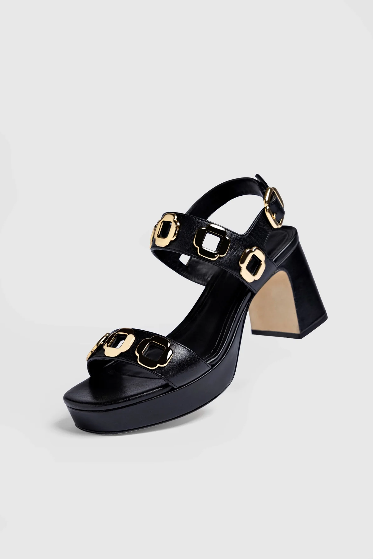 Sandália Milan Dolly Low Couro Preto - Image 6