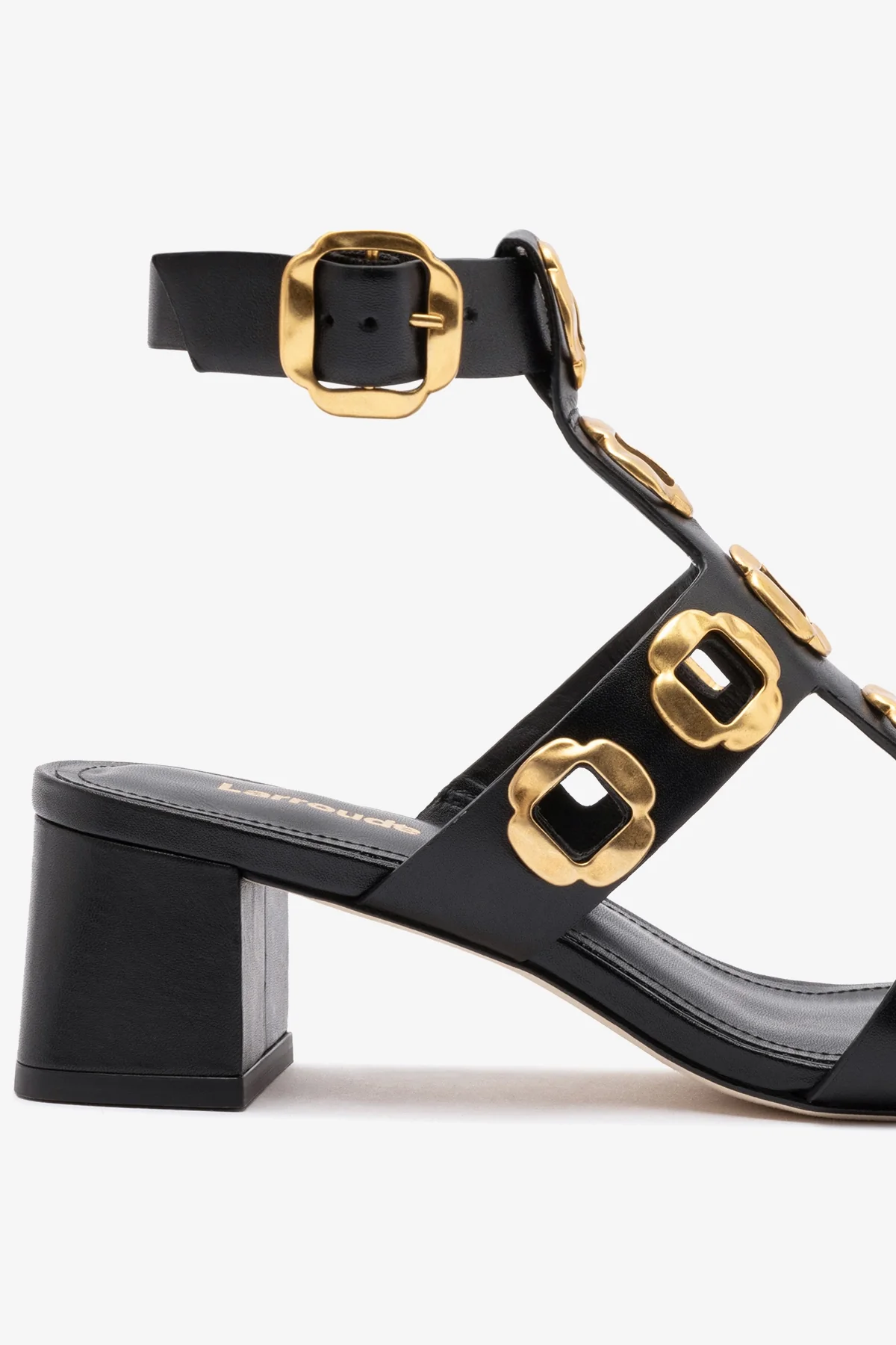Sandália Gladiadora Milan Couro Preto - Image 4