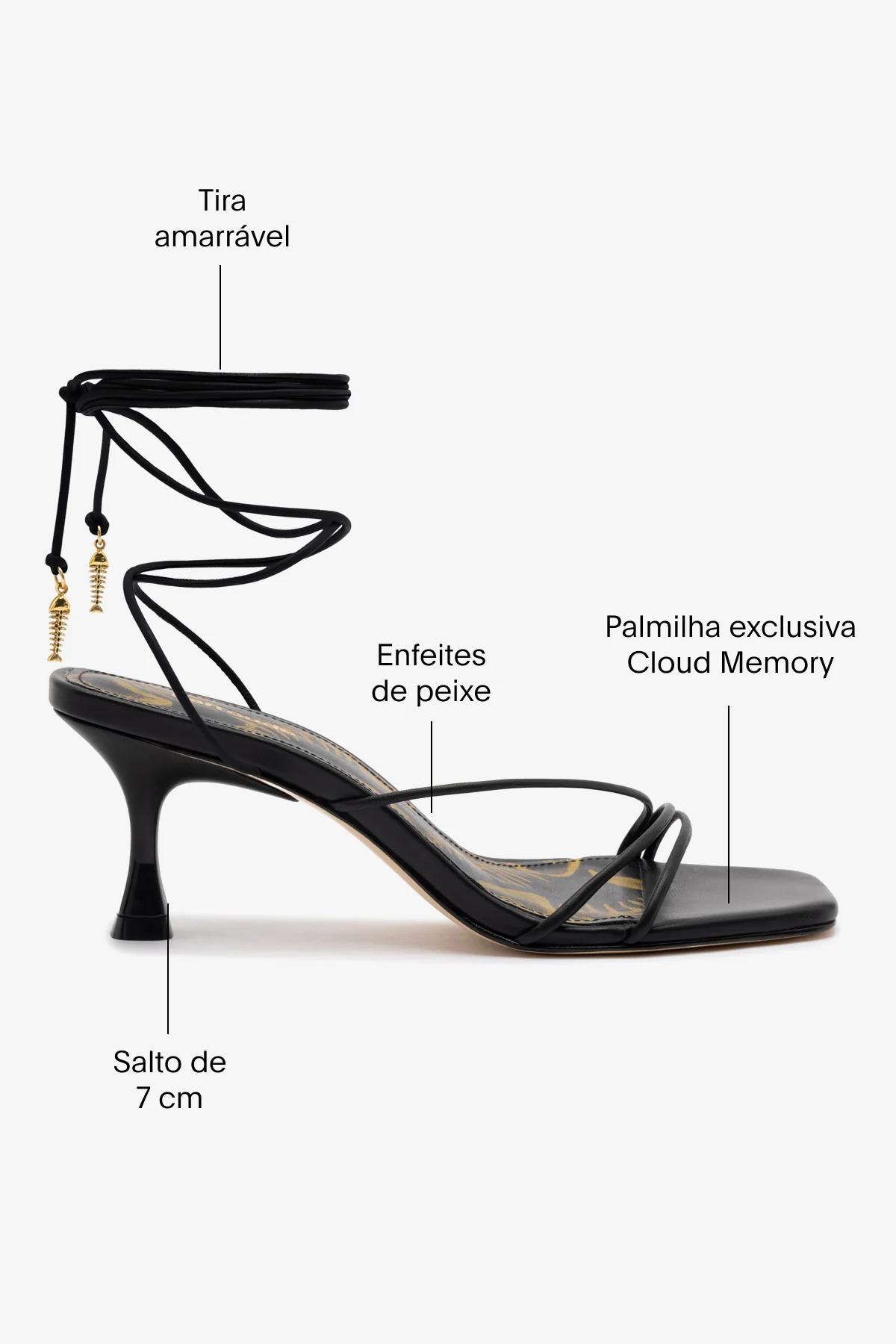 Sandália Nadia Couro Preto - Image 5