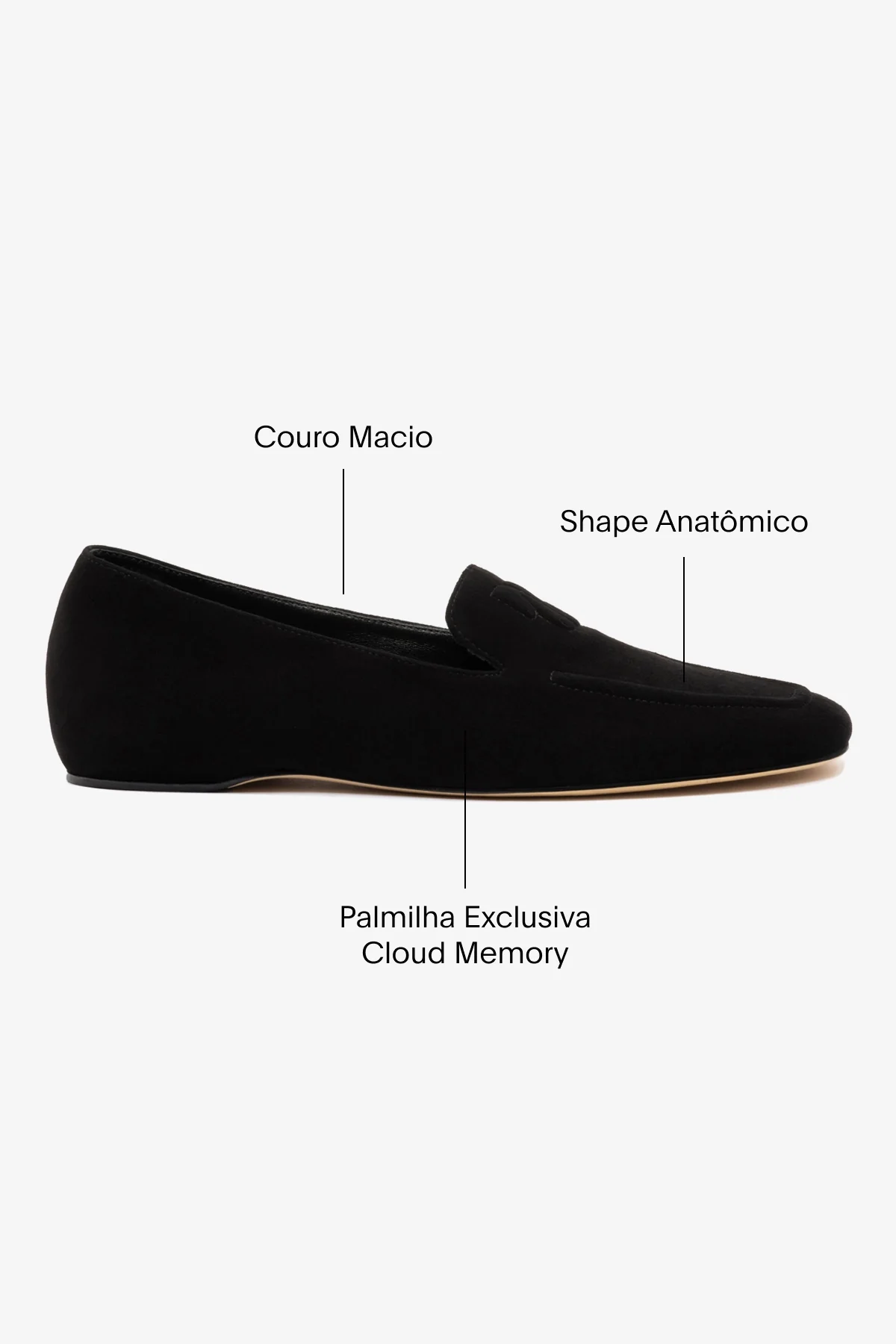 Mocassim Penny Camurça Preto - Image 5