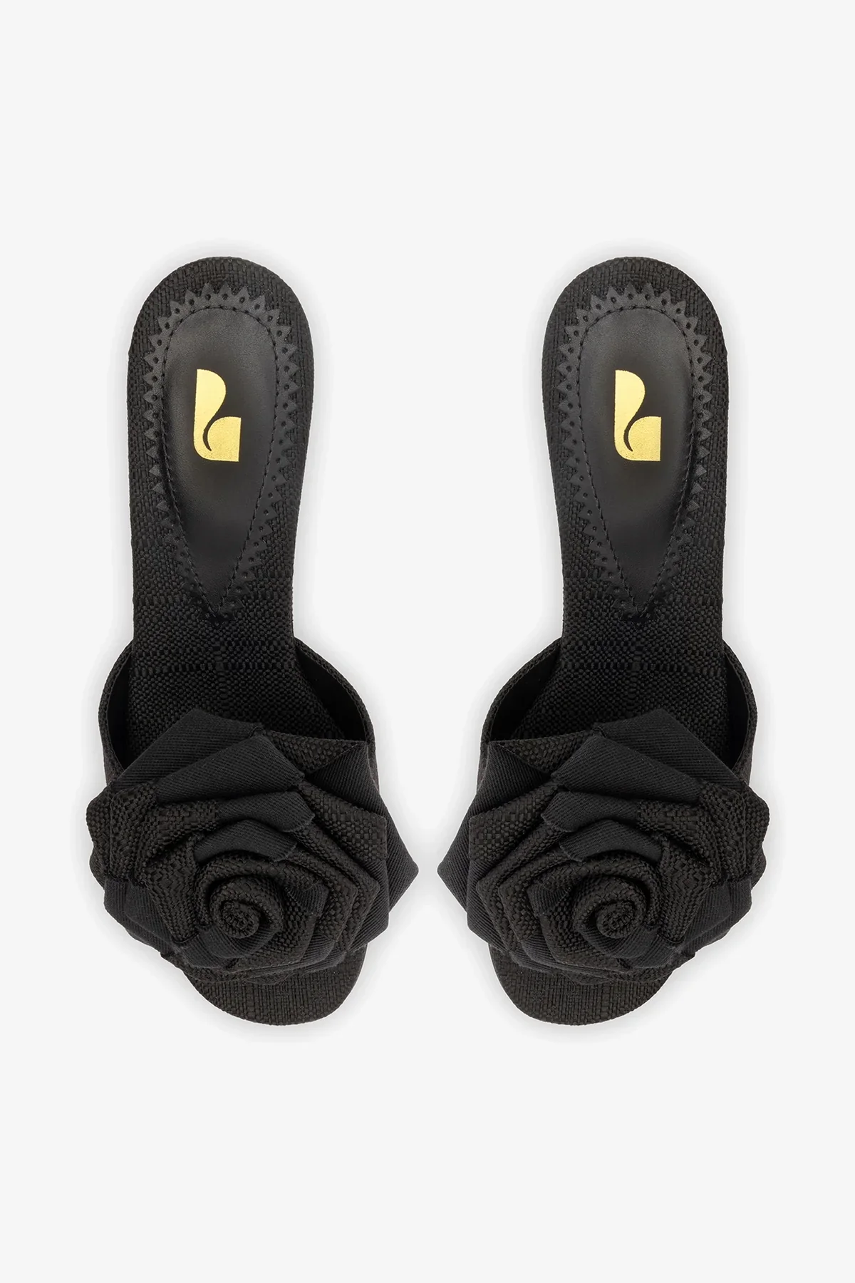 Mule Scarlet Low Ráfia Preto - Image 6