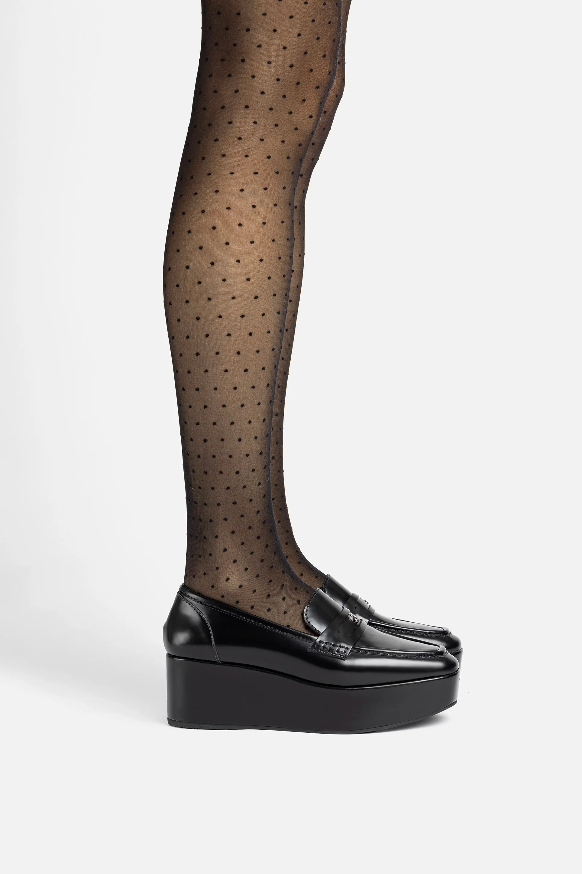 Flatform Suki Couro Preto - Image 2