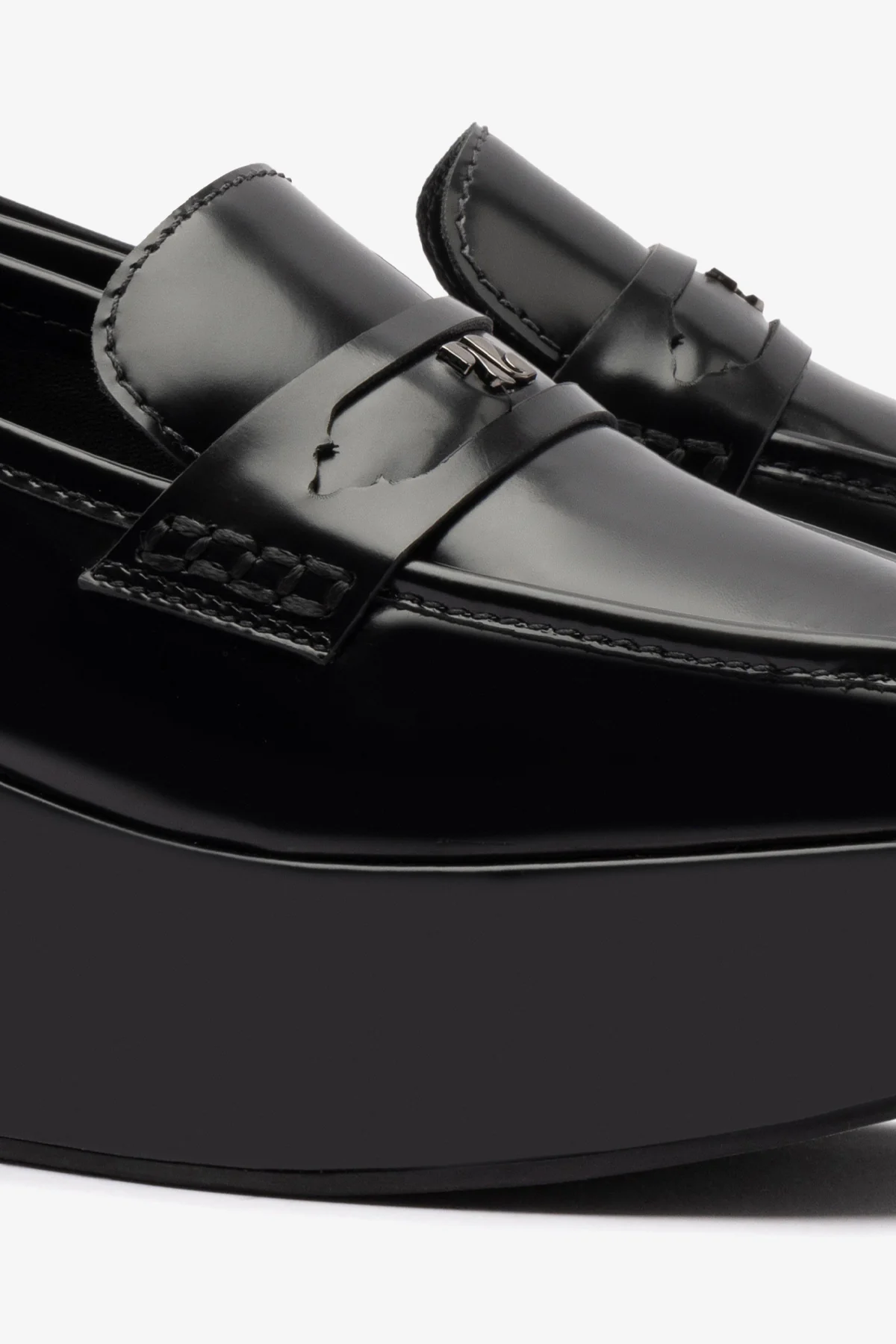 Flatform Suki Couro Preto - Image 4