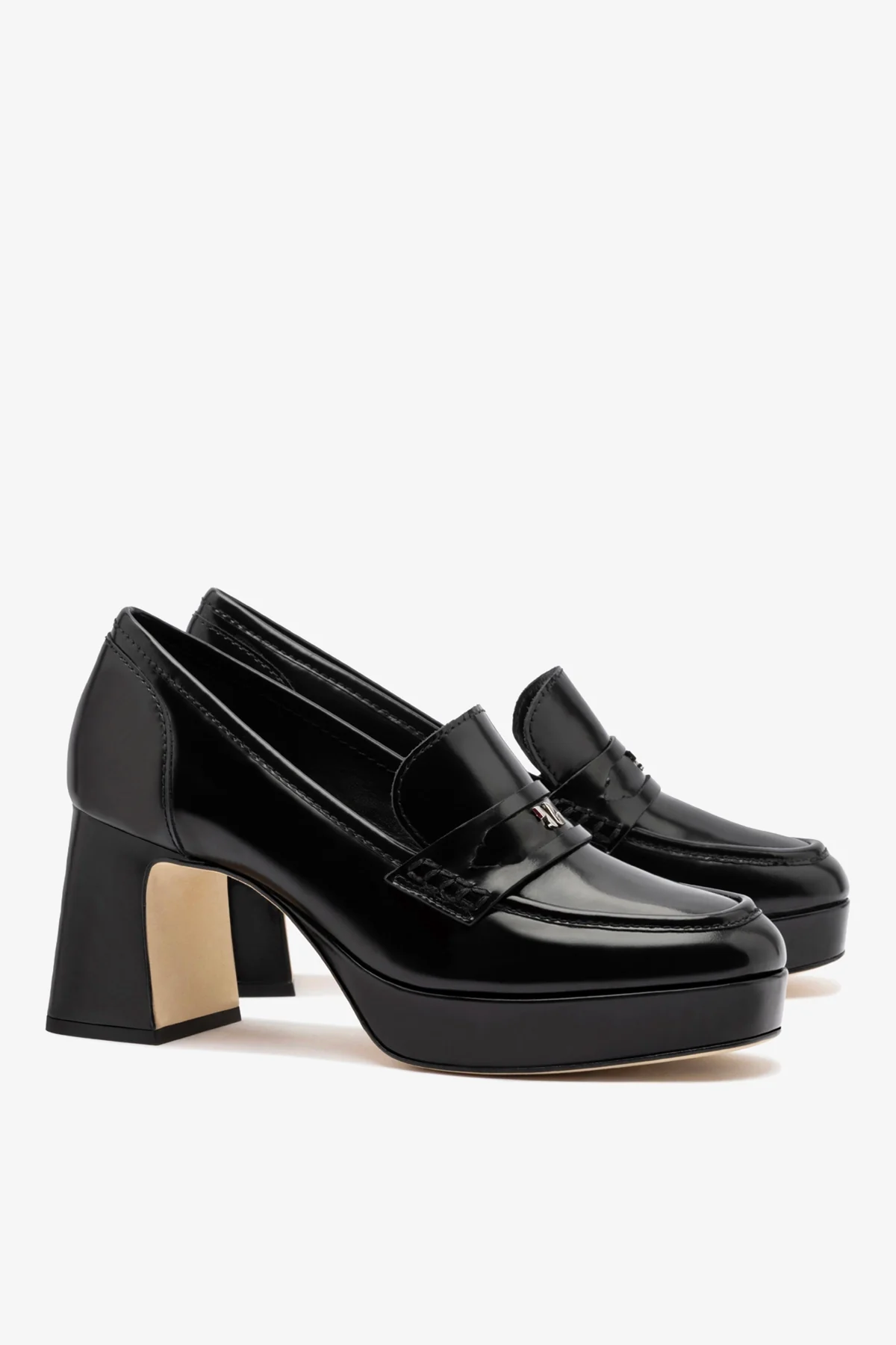 Mocassim Plataforma Suki Couro Preto - Image 3