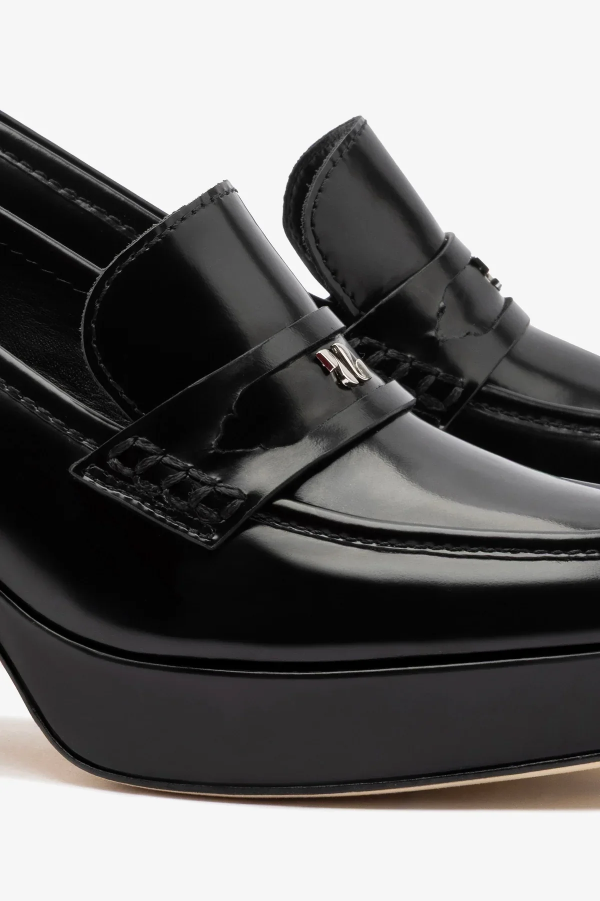 Mocassim Plataforma Suki Couro Preto - Image 4