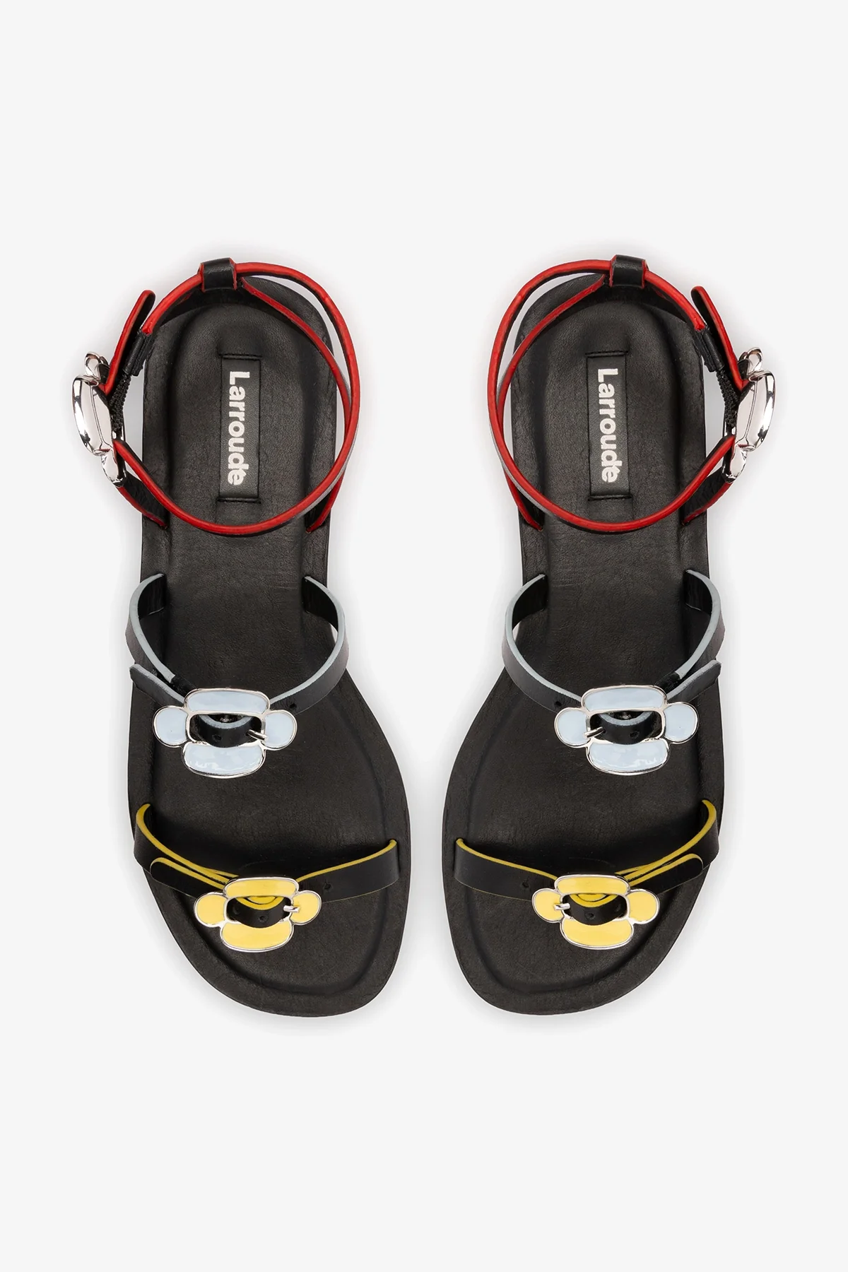 Sandália Flat Tinx Couro Preto - Image 7