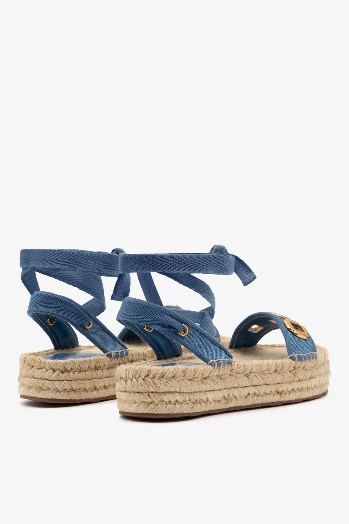 Flatform Espadrille Milan Jeans Azul - Image 5