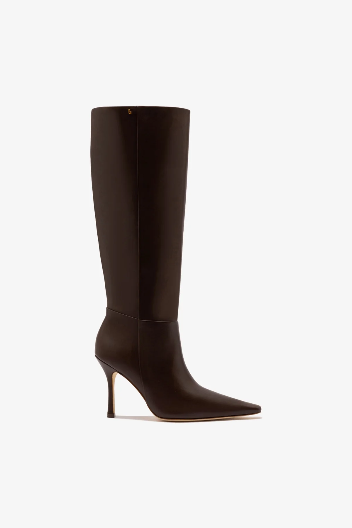 Bota Carine Couro Marrom