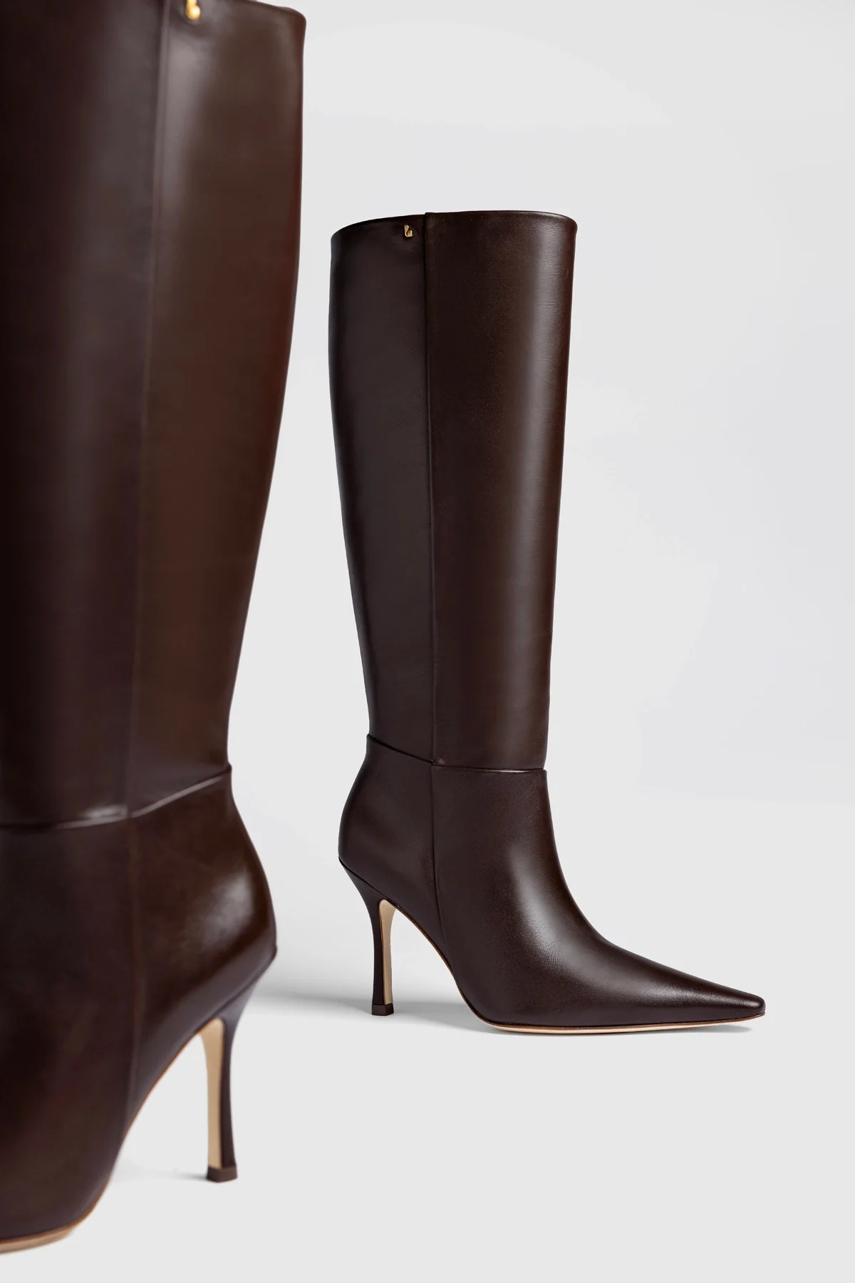 Bota Carine Couro Marrom - Image 6