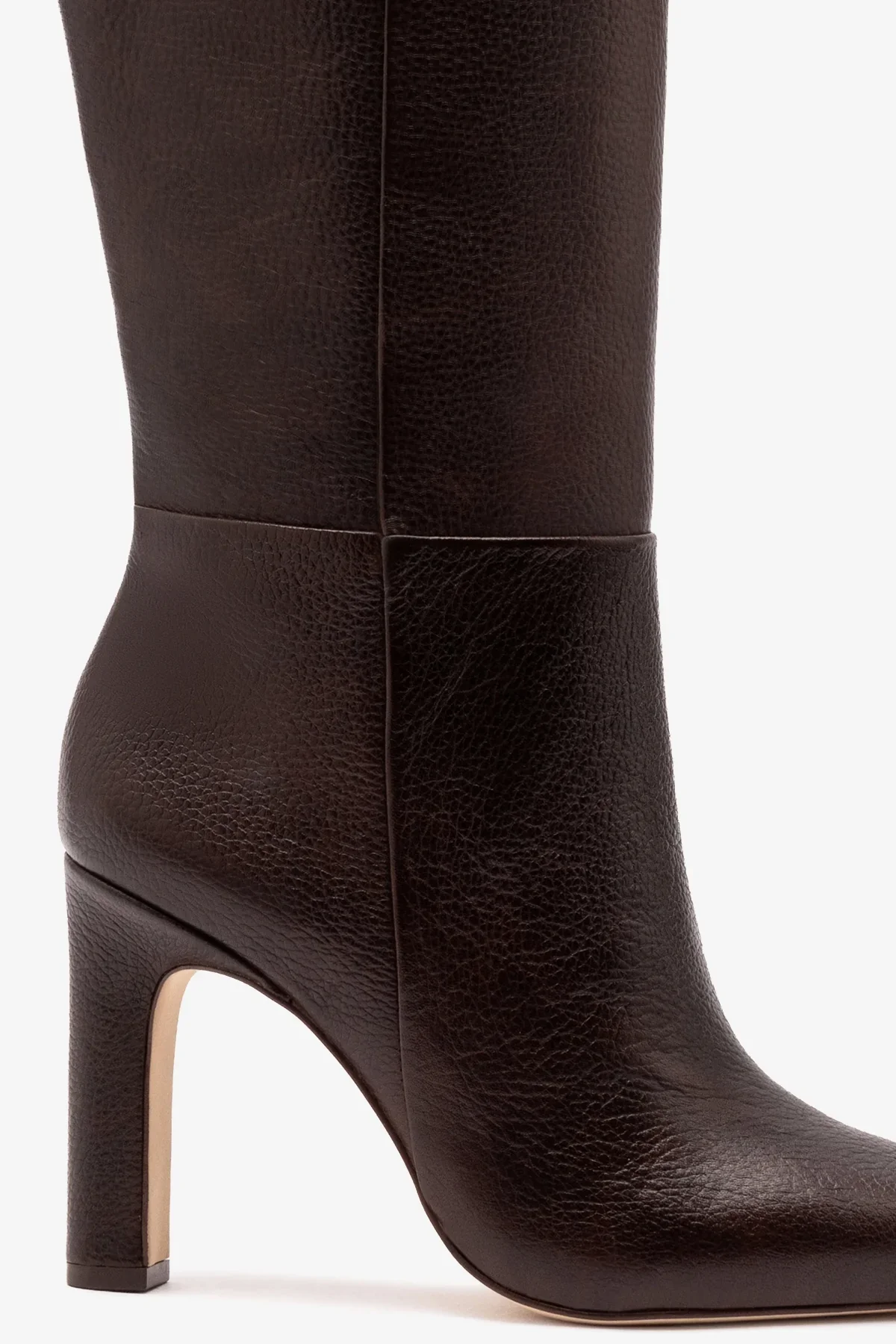 Bota Cindy Hi Couro Marrom - Image 4