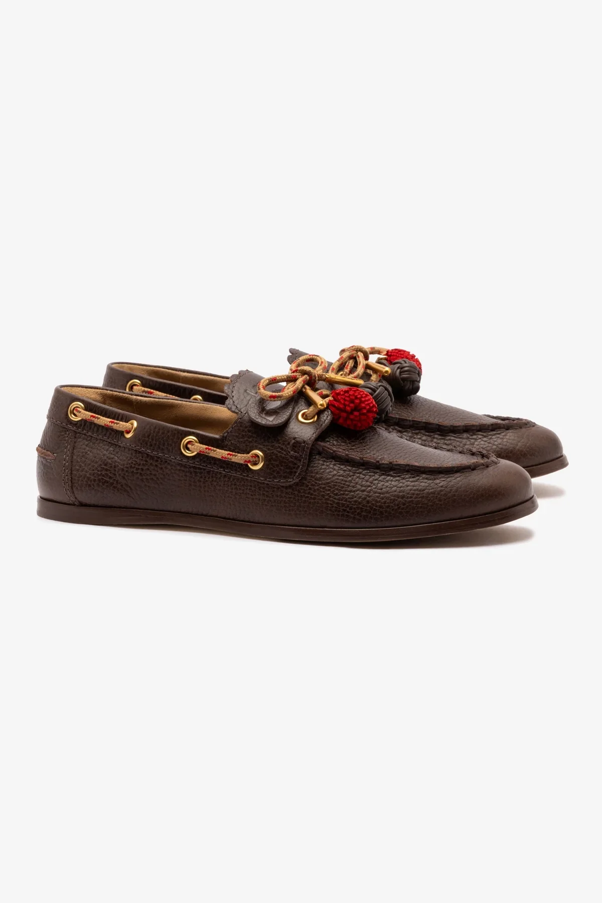 Mocassim Boat Shoe Cyprus Couro Marrom - Image 3