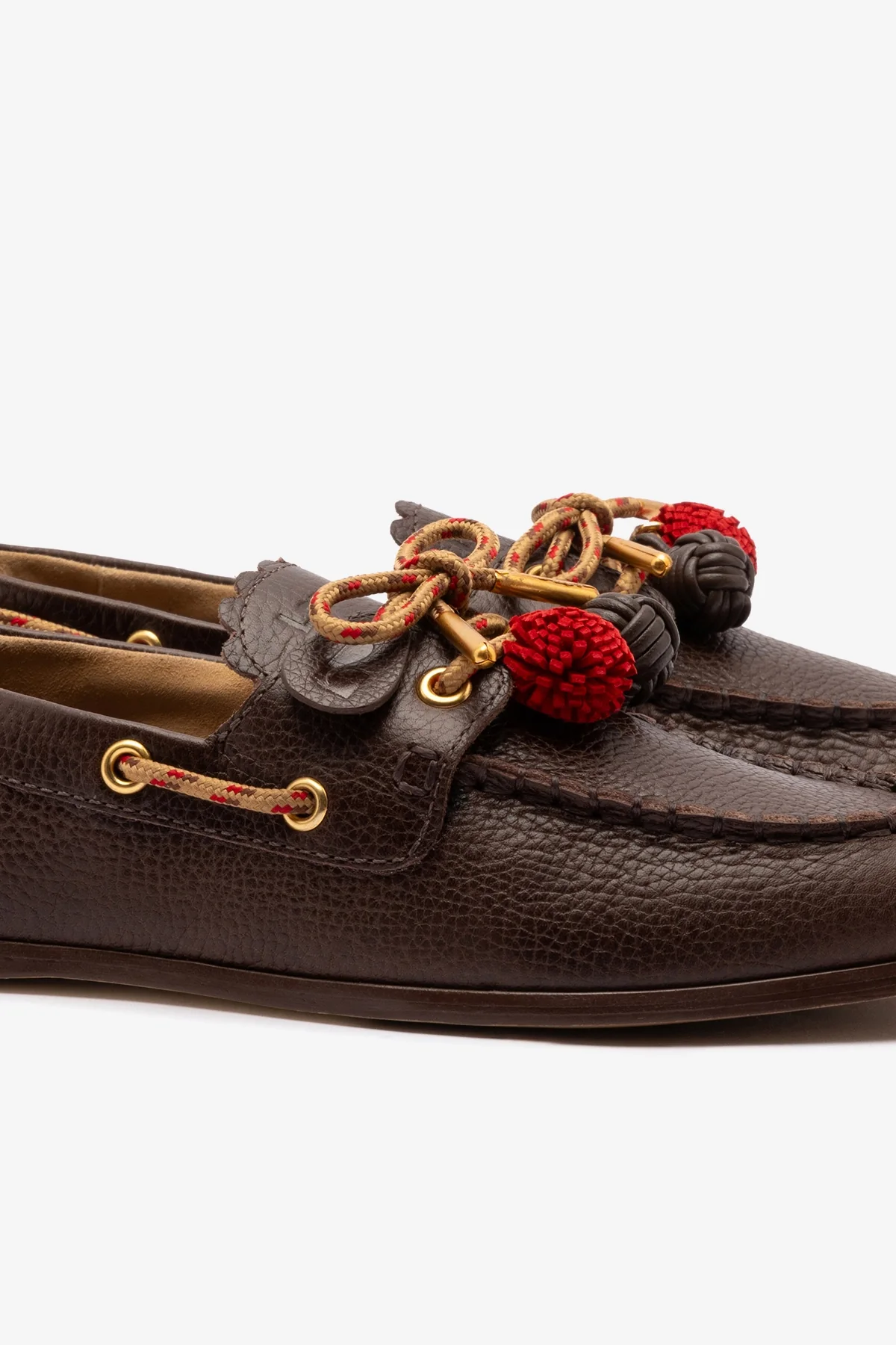 Mocassim Boat Shoe Cyprus Couro Marrom - Image 4
