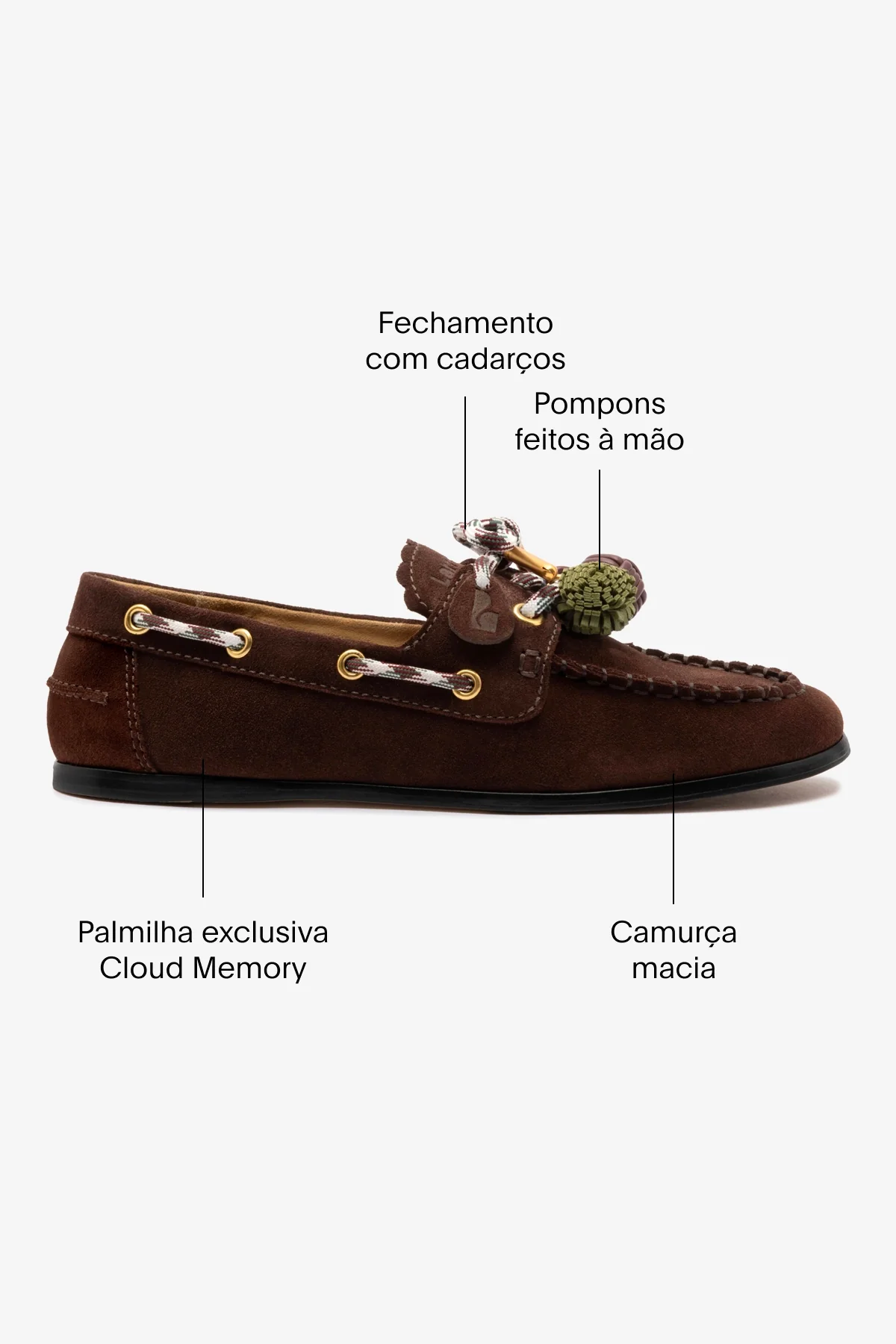 Mocassim Boat Shoe Cyprus Camurça Marrom - Image 5