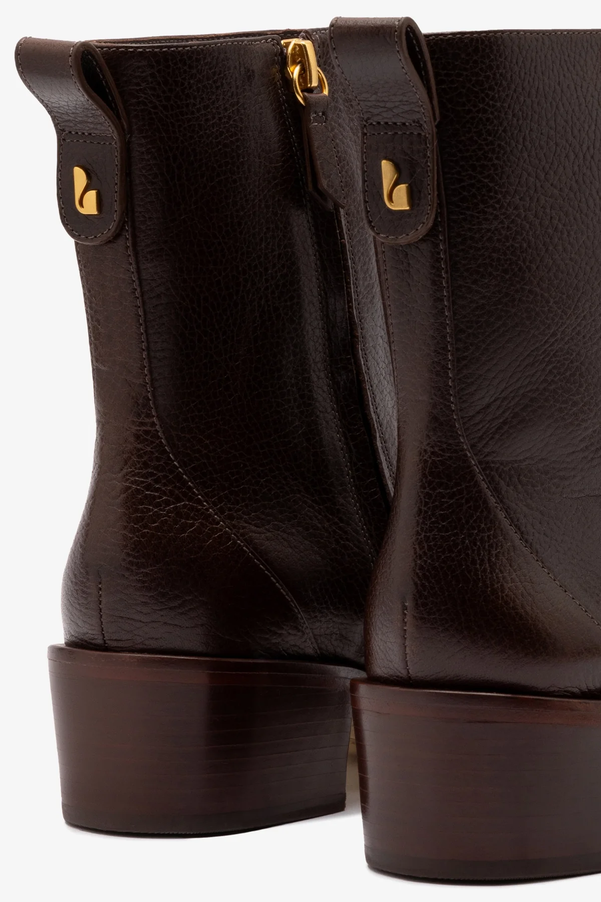 Bota Florencia Low Couro Marrom - Image 4