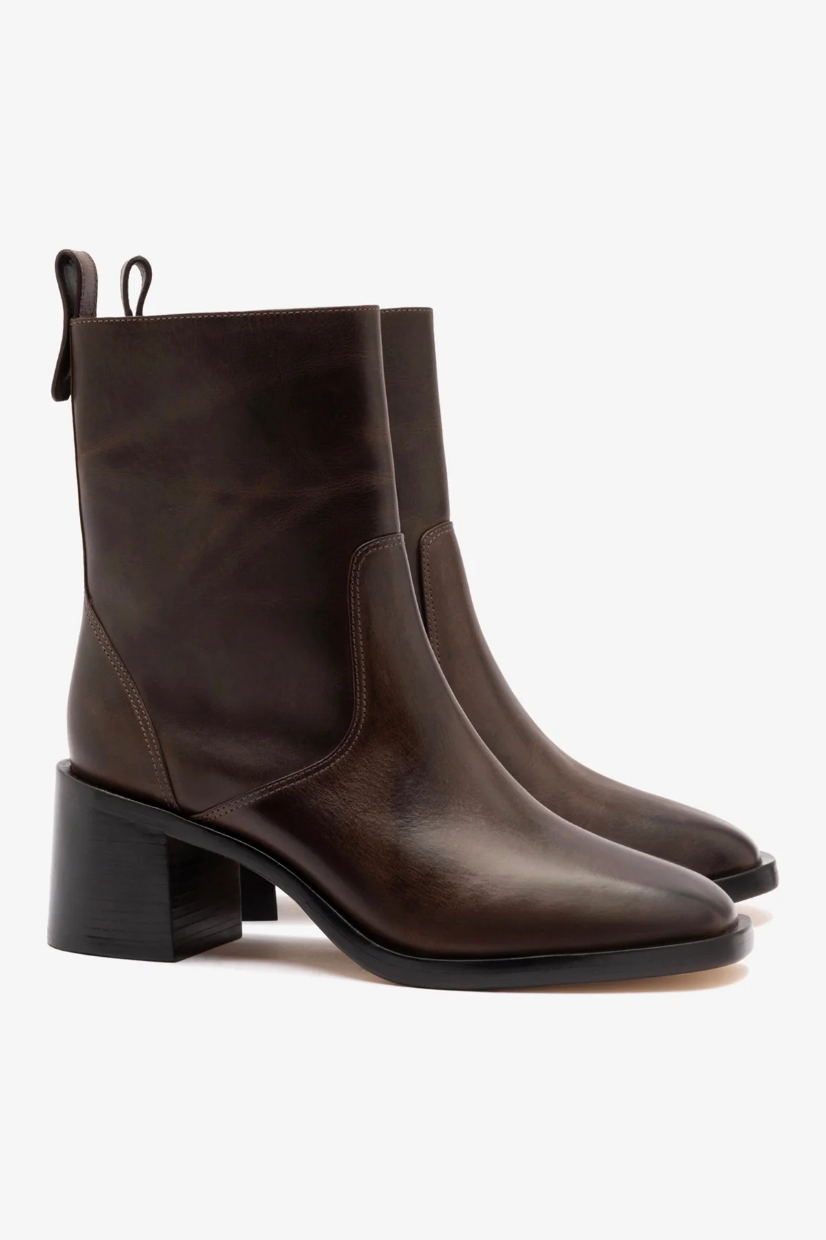 Bota Ricky Mini Couro Marrom - Image 3