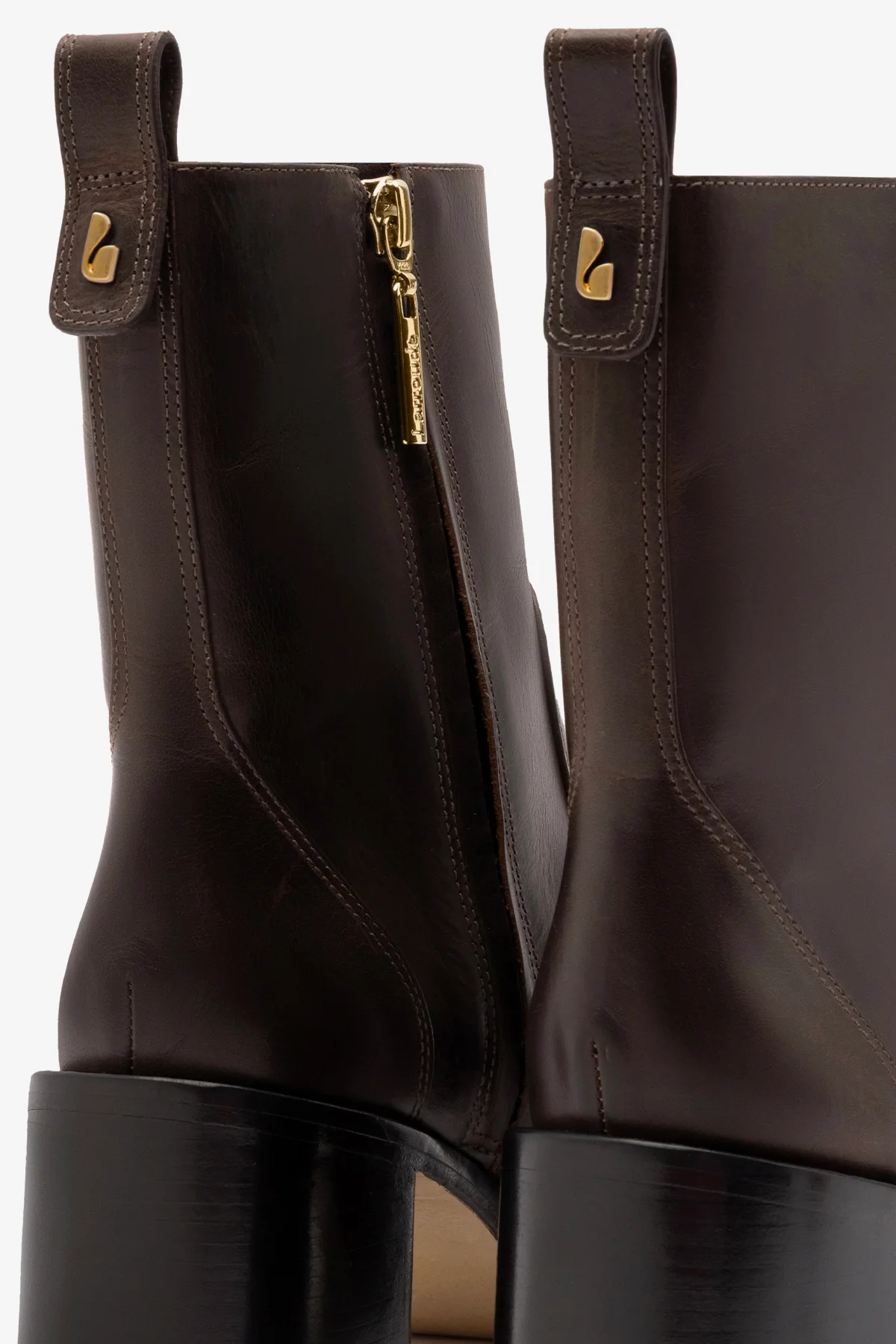 Bota Ricky Mini Couro Marrom - Image 4