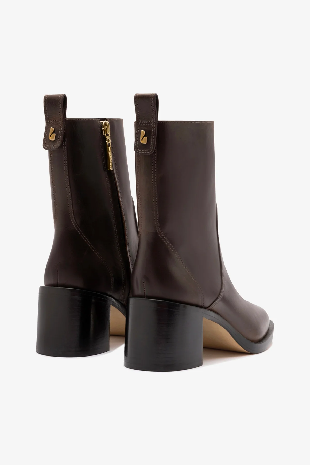 Bota Ricky Mini Couro Marrom - Image 7