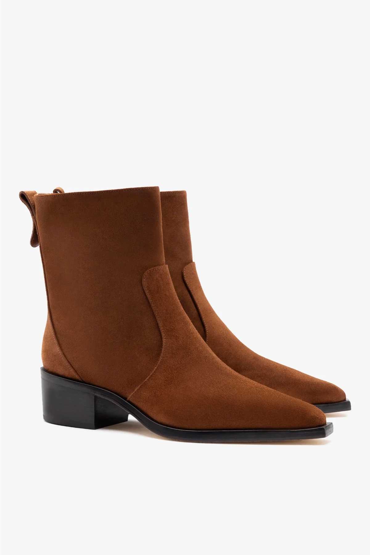 Bota Florencia Low Camurça Marrom - Image 3