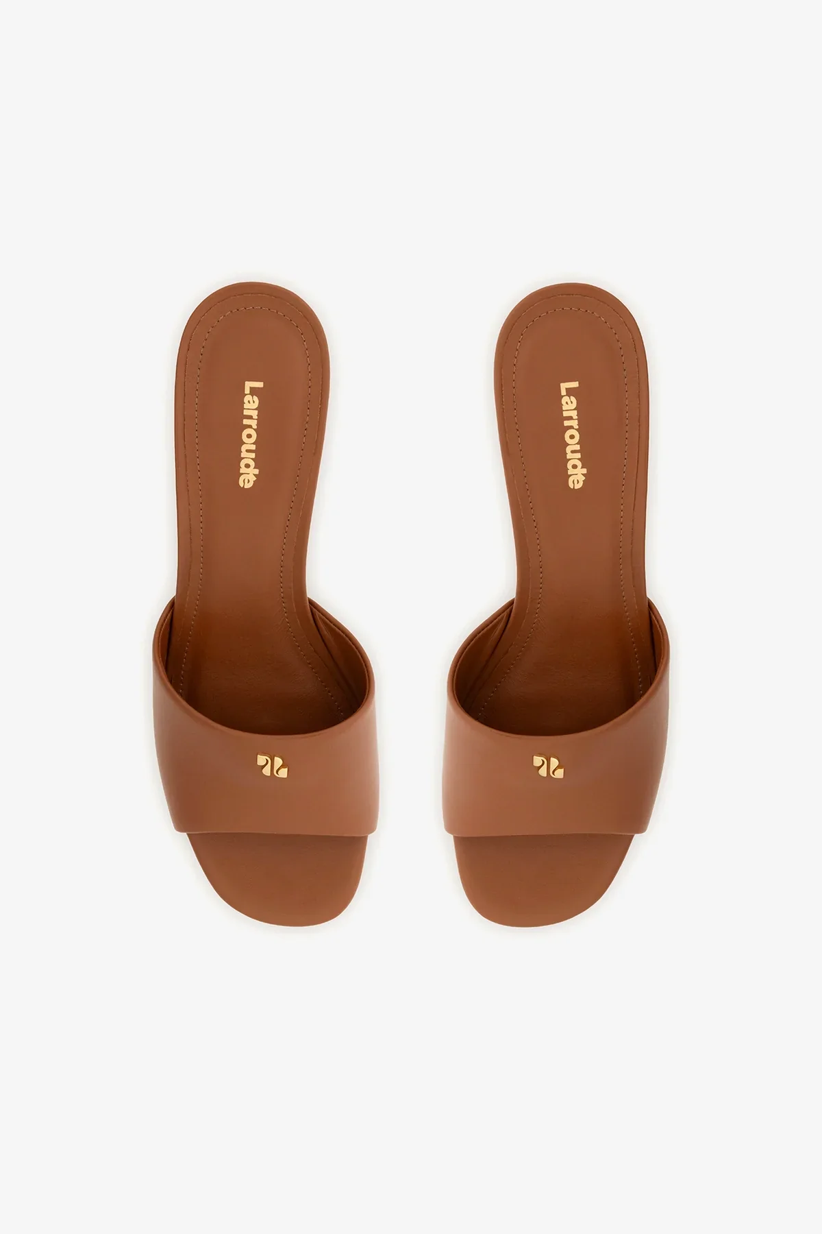 Mule Plataforma Dolly Low Couro Caramelo - Image 7