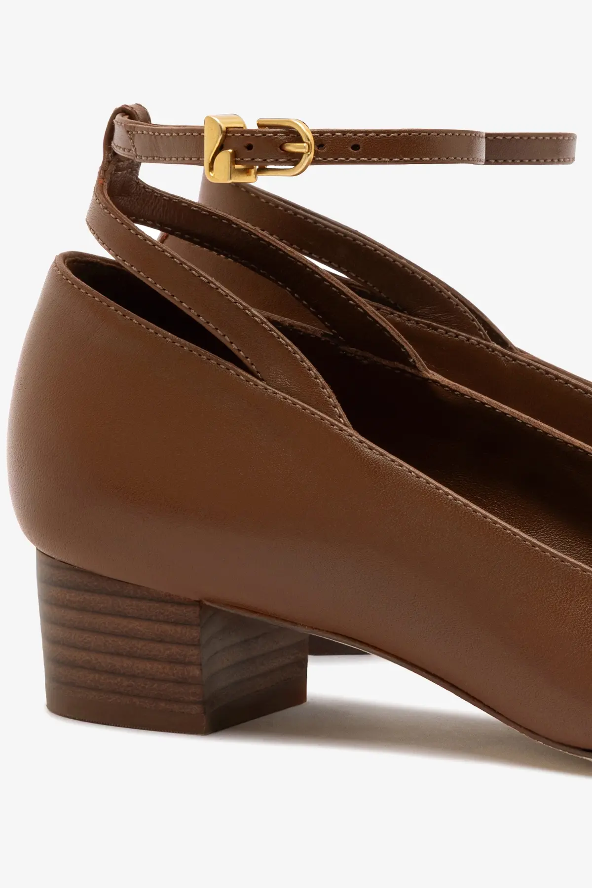 Larroudé x CPPXO: Scarpin Couro Caramelo - Image 3