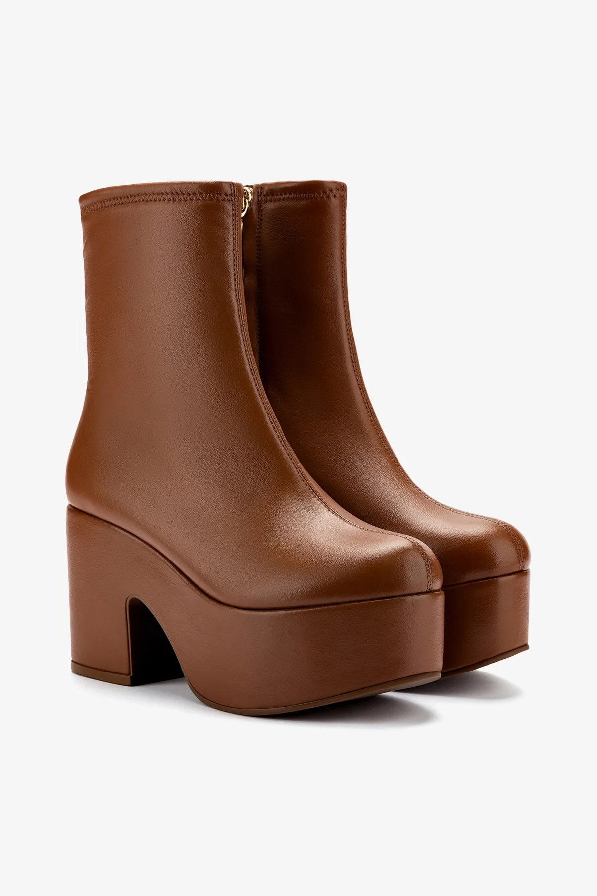Bota Miso Couro Stretch Caramel - Image 3