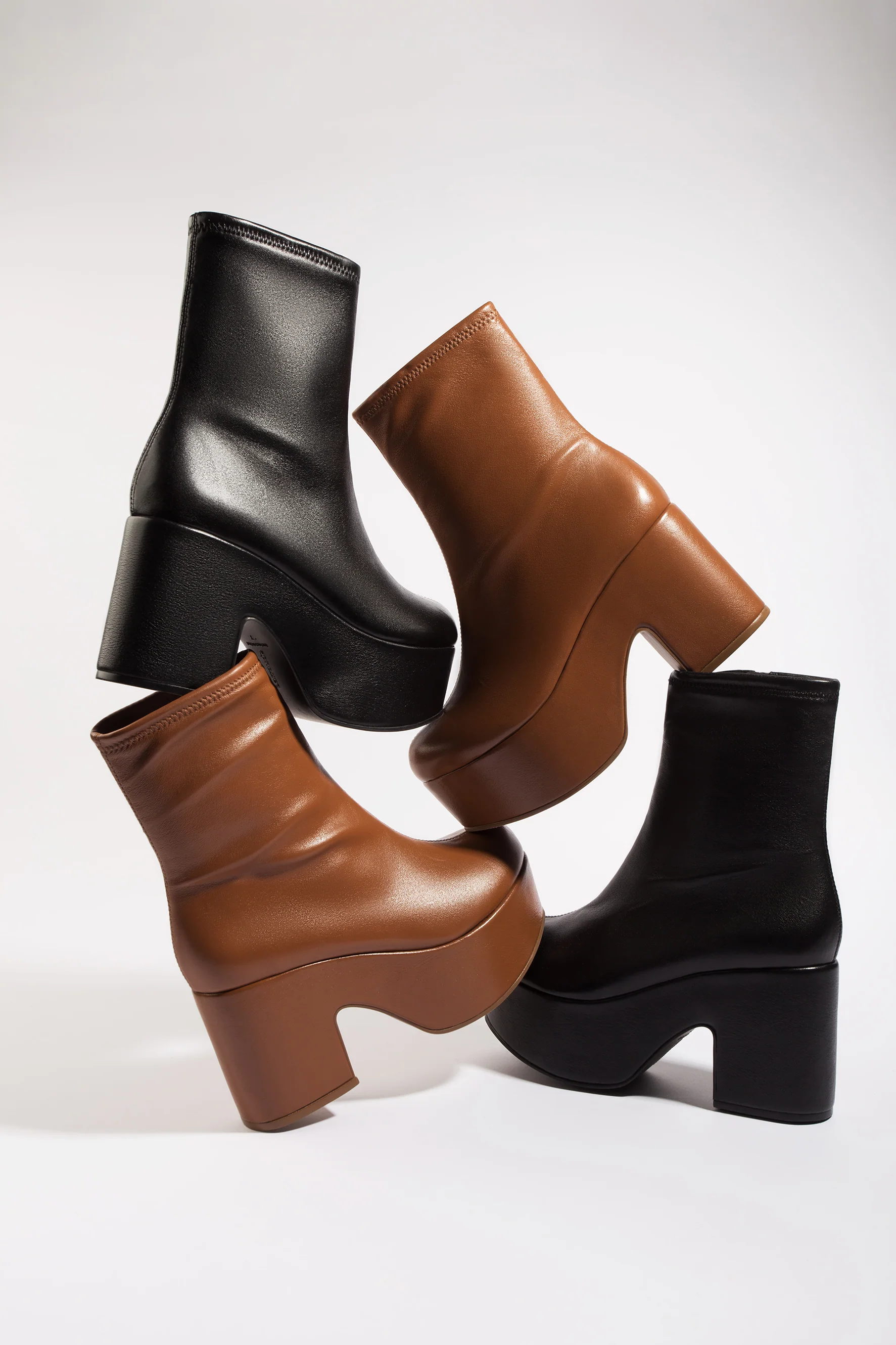 Bota Miso Couro Stretch Caramel - Image 6