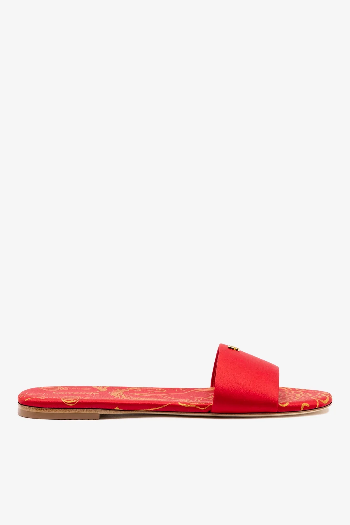 Flat Ivy Cetim Vermelho