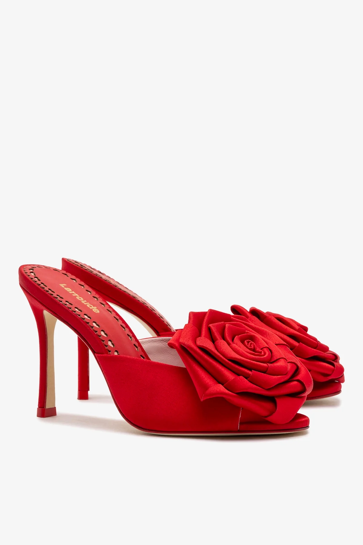 Mule Scarlet Cetim Vermelho - Image 3