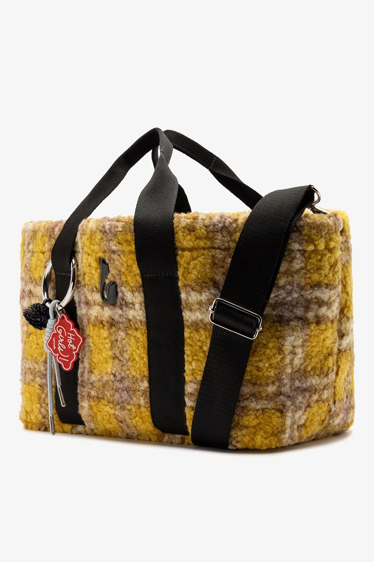 Bolsa Tote Bag Americana Lã Estampado Amarelo - Image 3