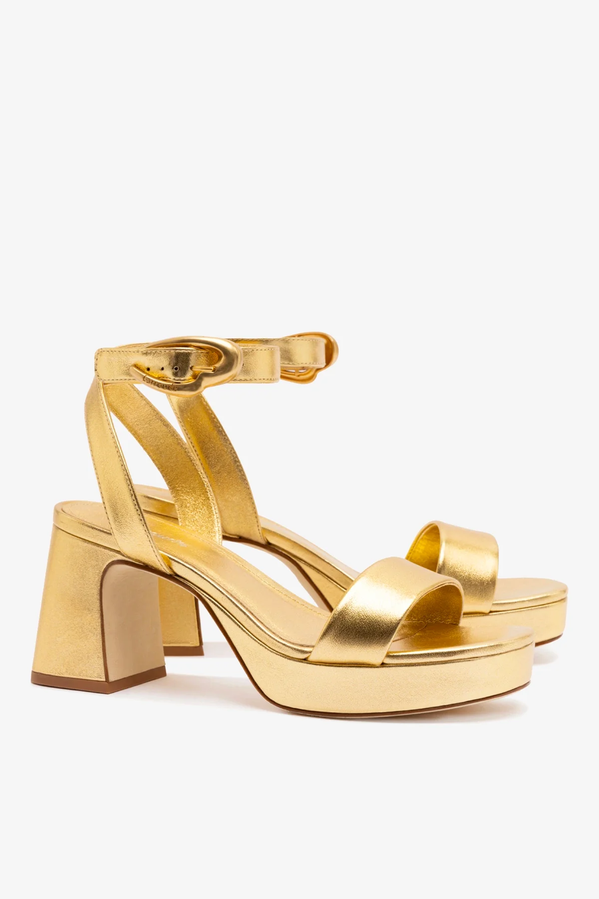 Sandália Dolly Verona Low Couro Dourado - Image 3
