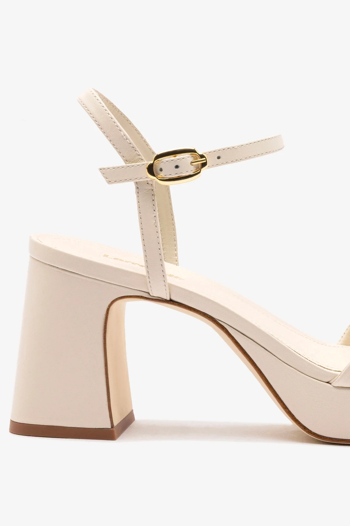 Sandália Plataforma Bianca Low Couro Off White - Image 4