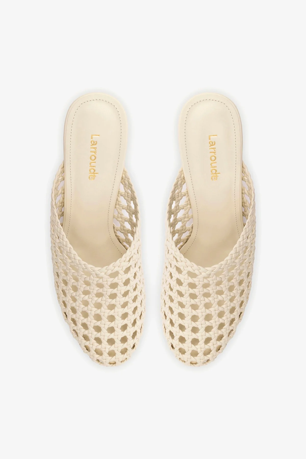 Mule Dew Drop Macramê Couro Off White - Image 7