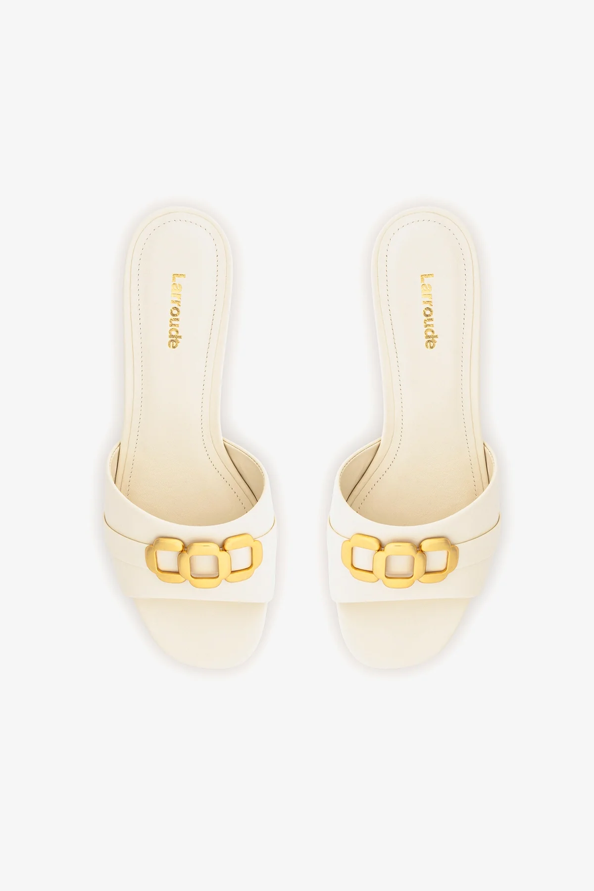 Mule Franca Couro Off White - Image 7