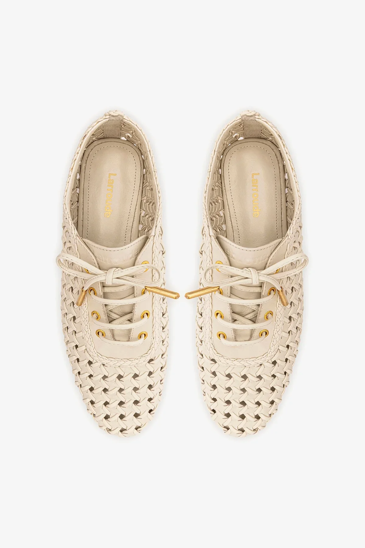 Tênis Liza Macramê Couro Off White - Image 7