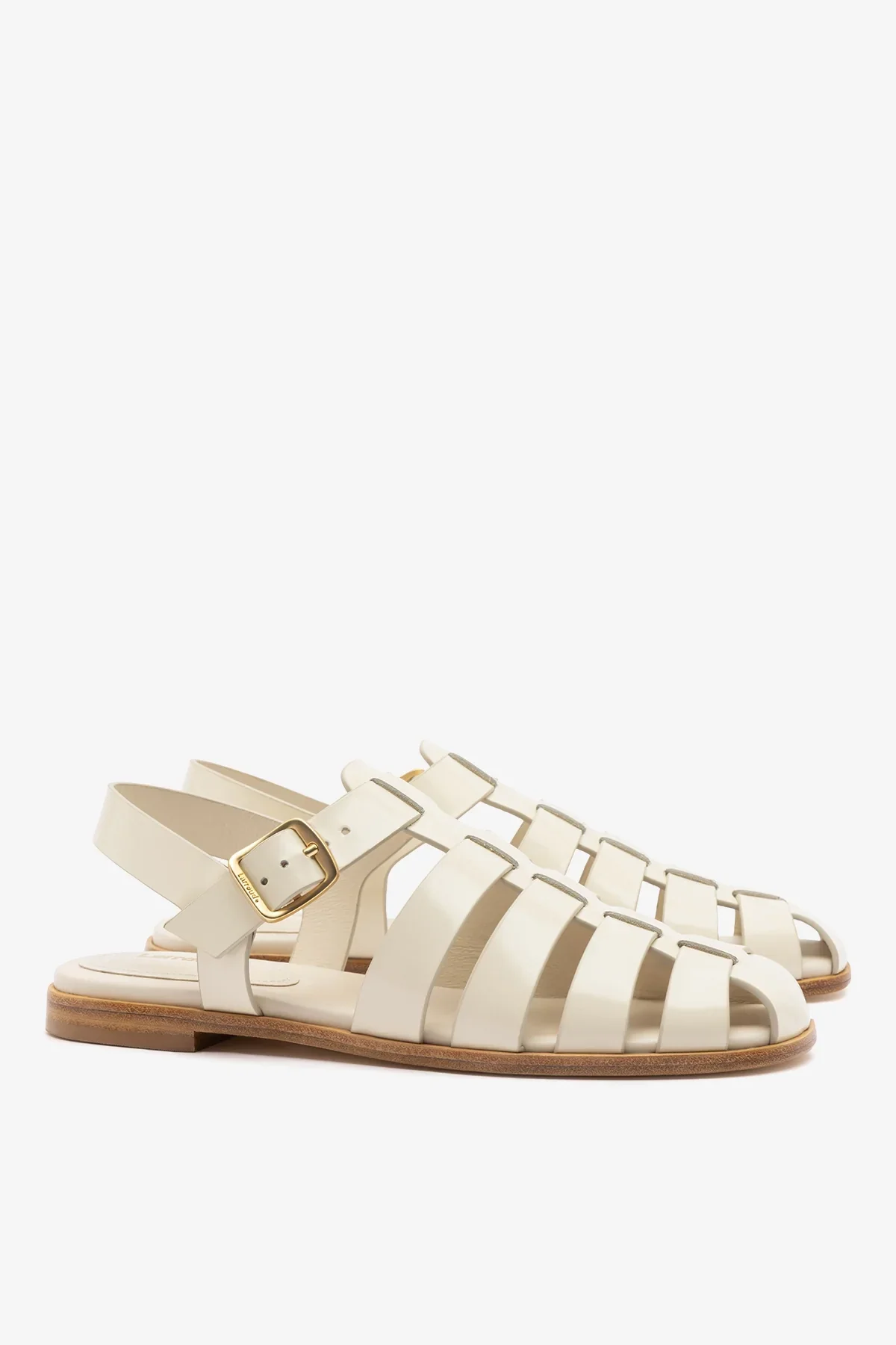Sandália Flat Stevie Couro Off White - Image 3