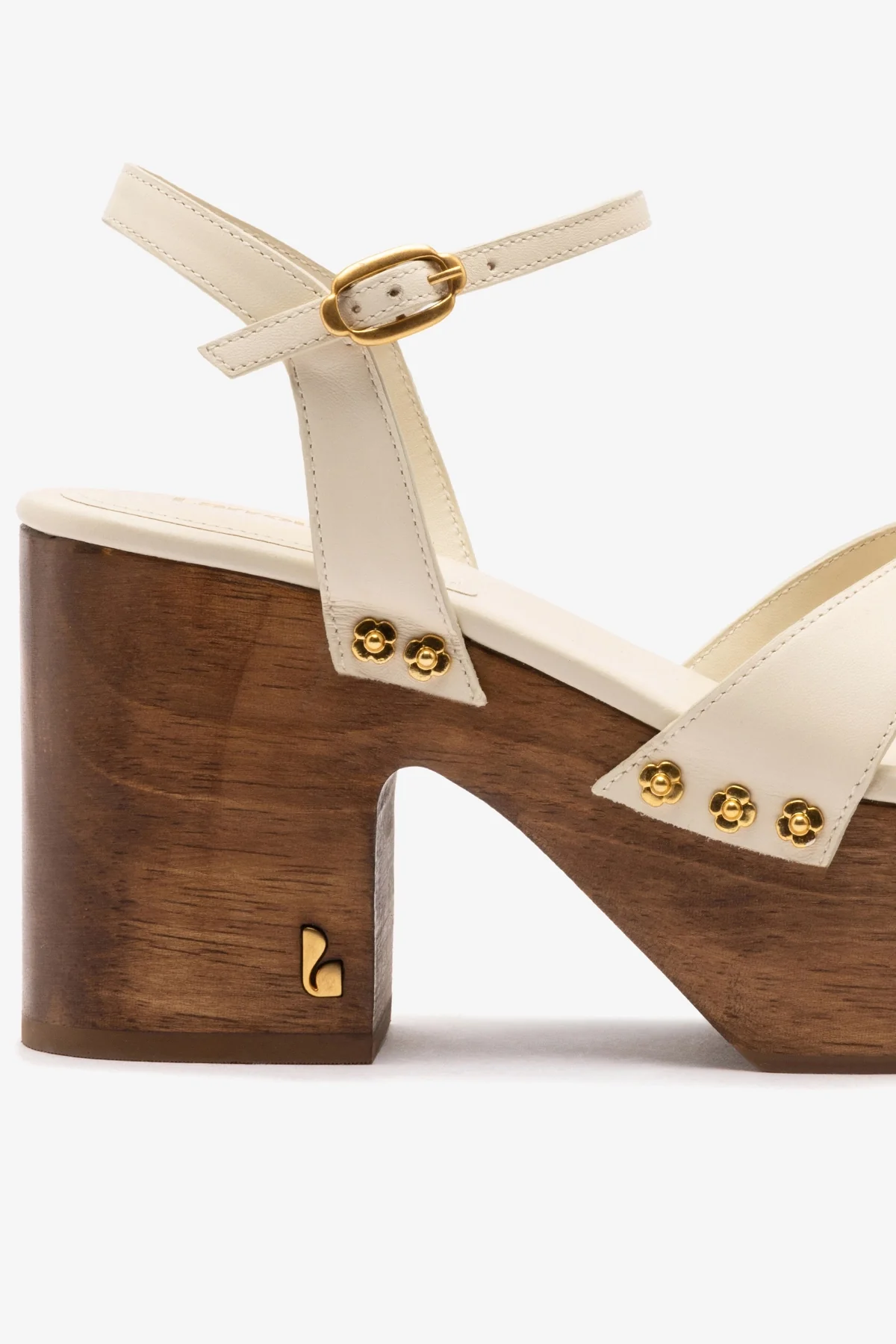 Sandália Plataforma Talitha Couro Off White - Image 4