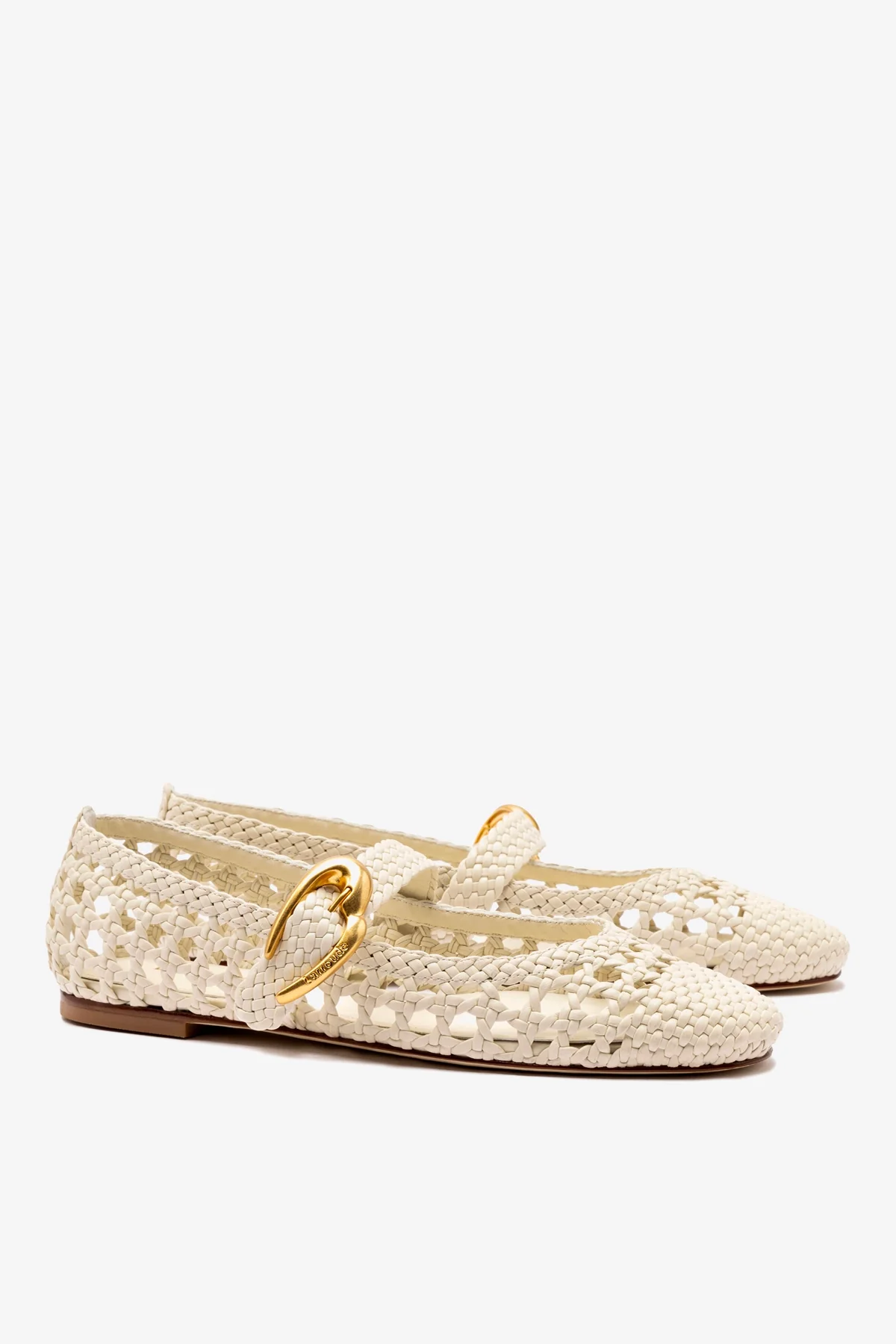Sapatilha Verona Macramê Couro Off White - Image 3
