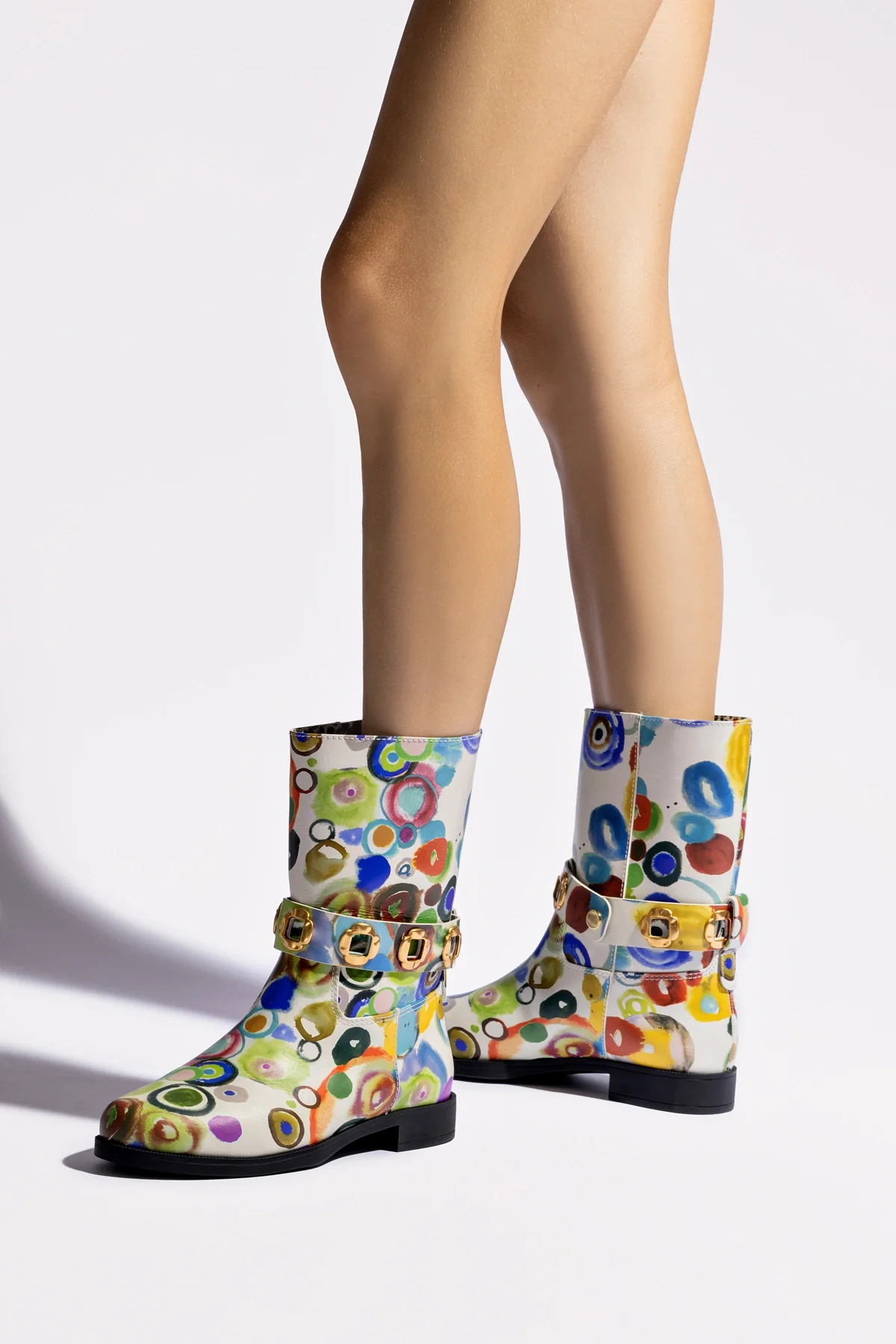 Larroudé x Libertine Milan Flat Bootie In JH Gouache - Image 6